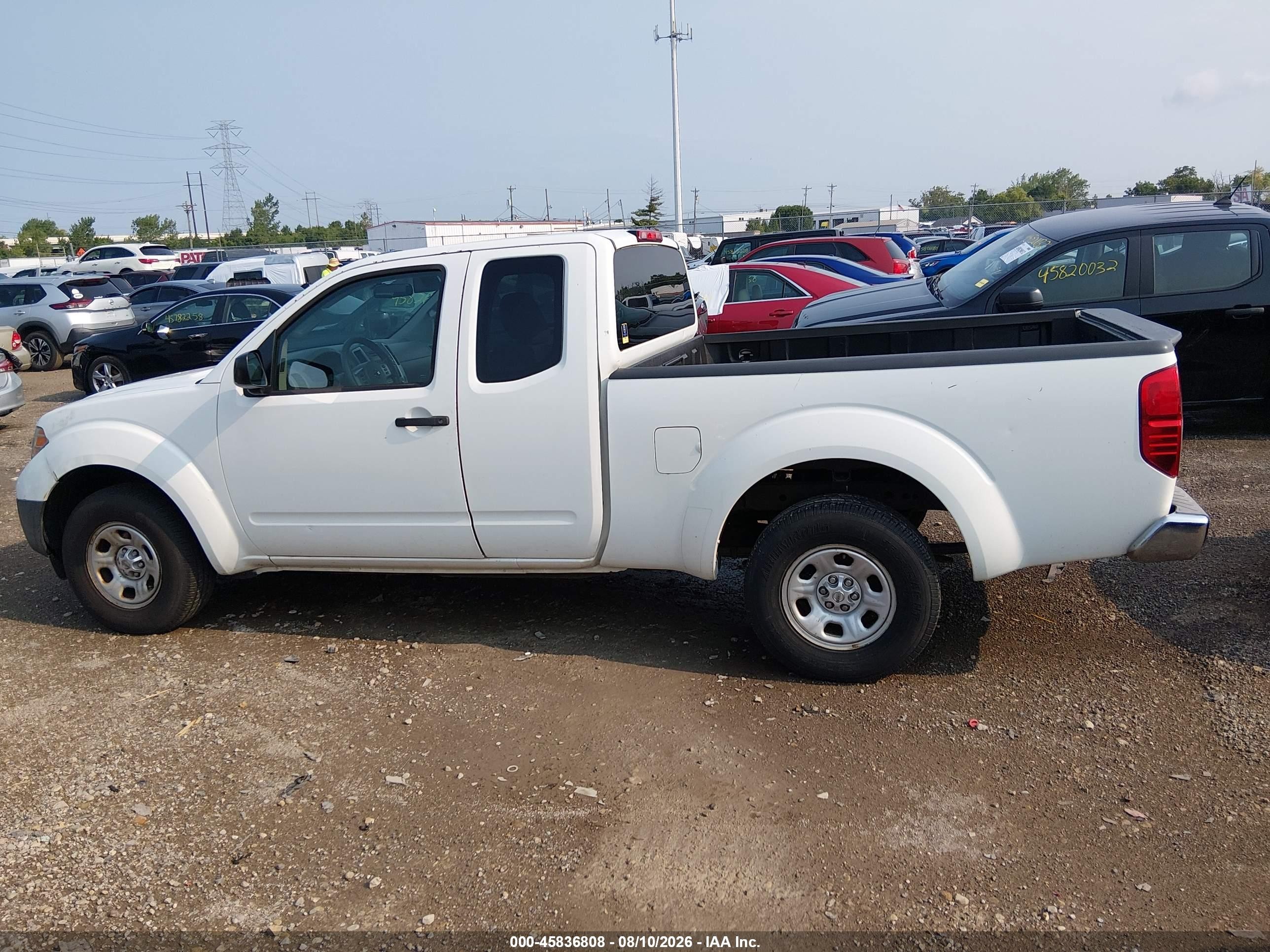 2014 Nissan Frontier S/sv-i4 White vin: 1N6BD0CT1EN768404