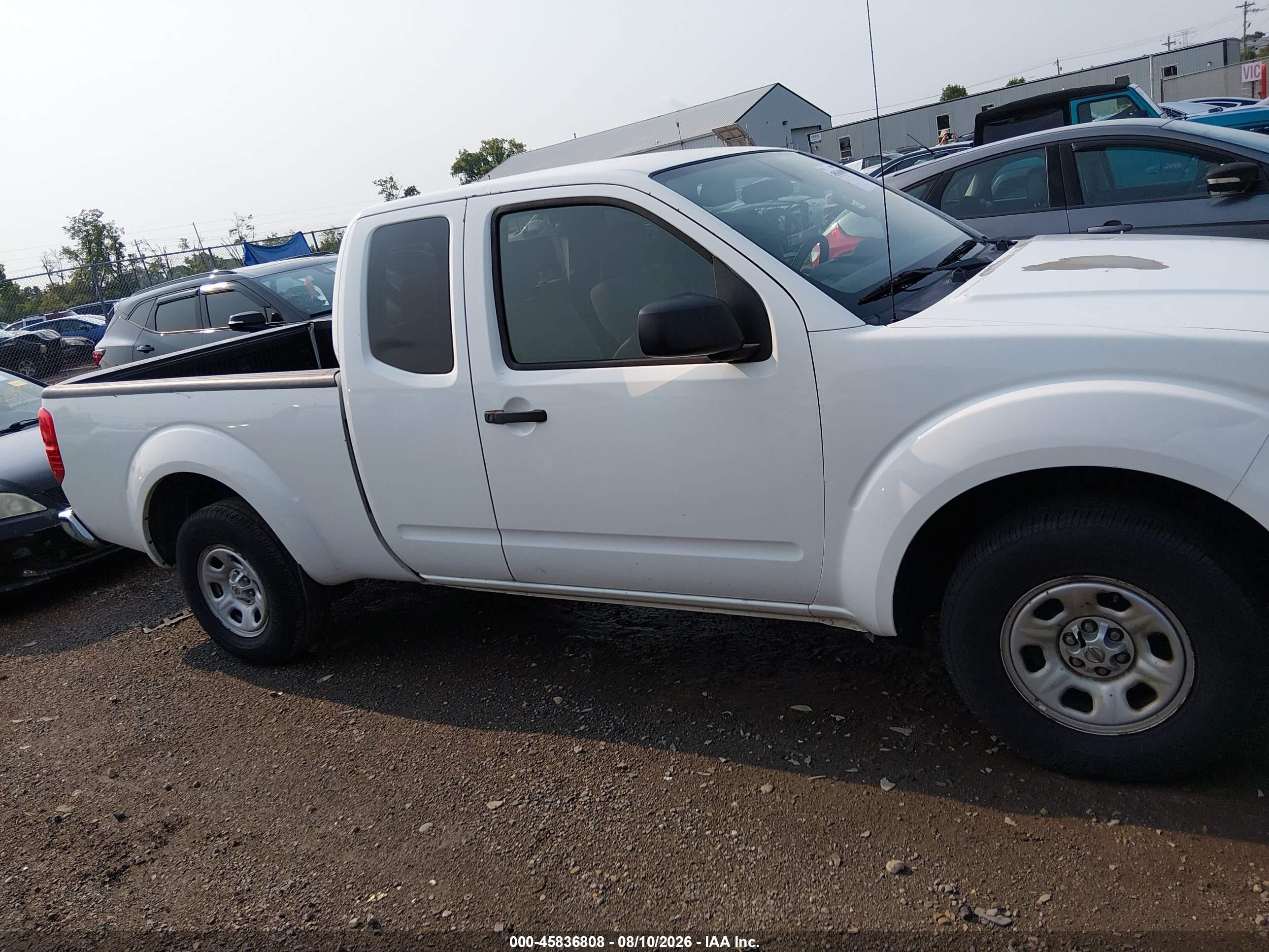 2014 Nissan Frontier S/sv-i4 White vin: 1N6BD0CT1EN768404
