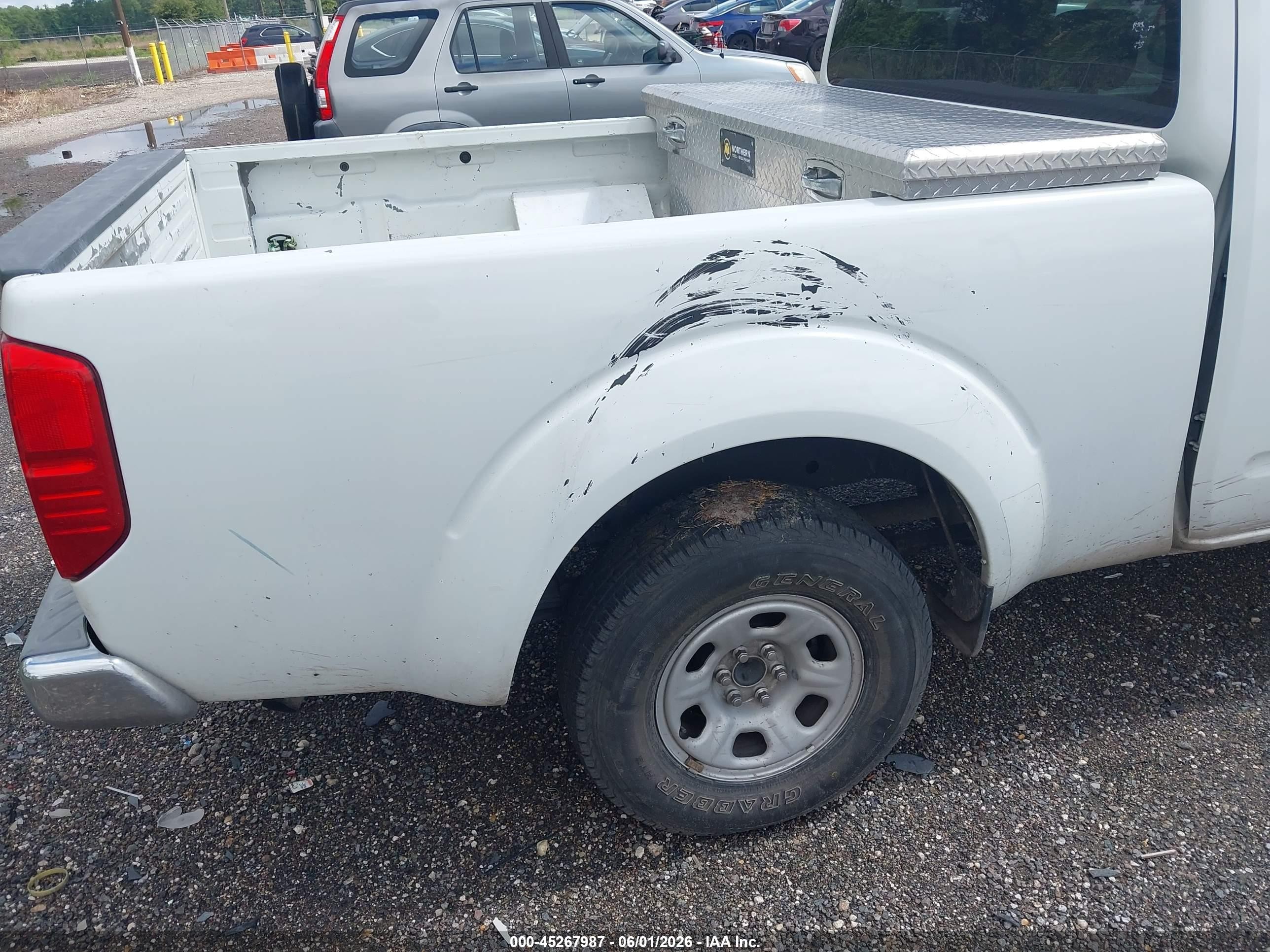2015 Nissan Frontier S/sv-i4 White vin: 1N6BD0CT1FN734495