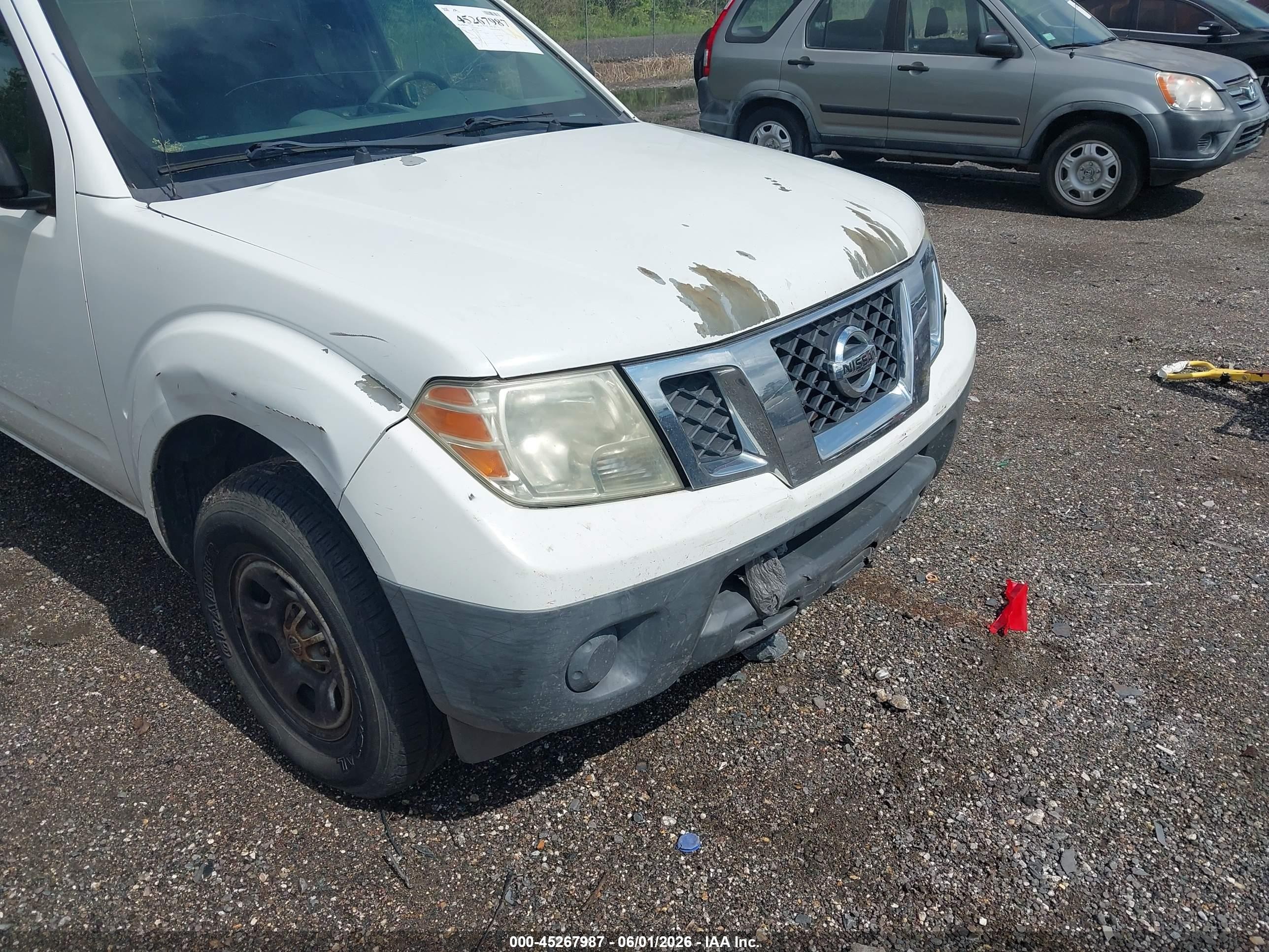 2015 Nissan Frontier S/sv-i4 White vin: 1N6BD0CT1FN734495