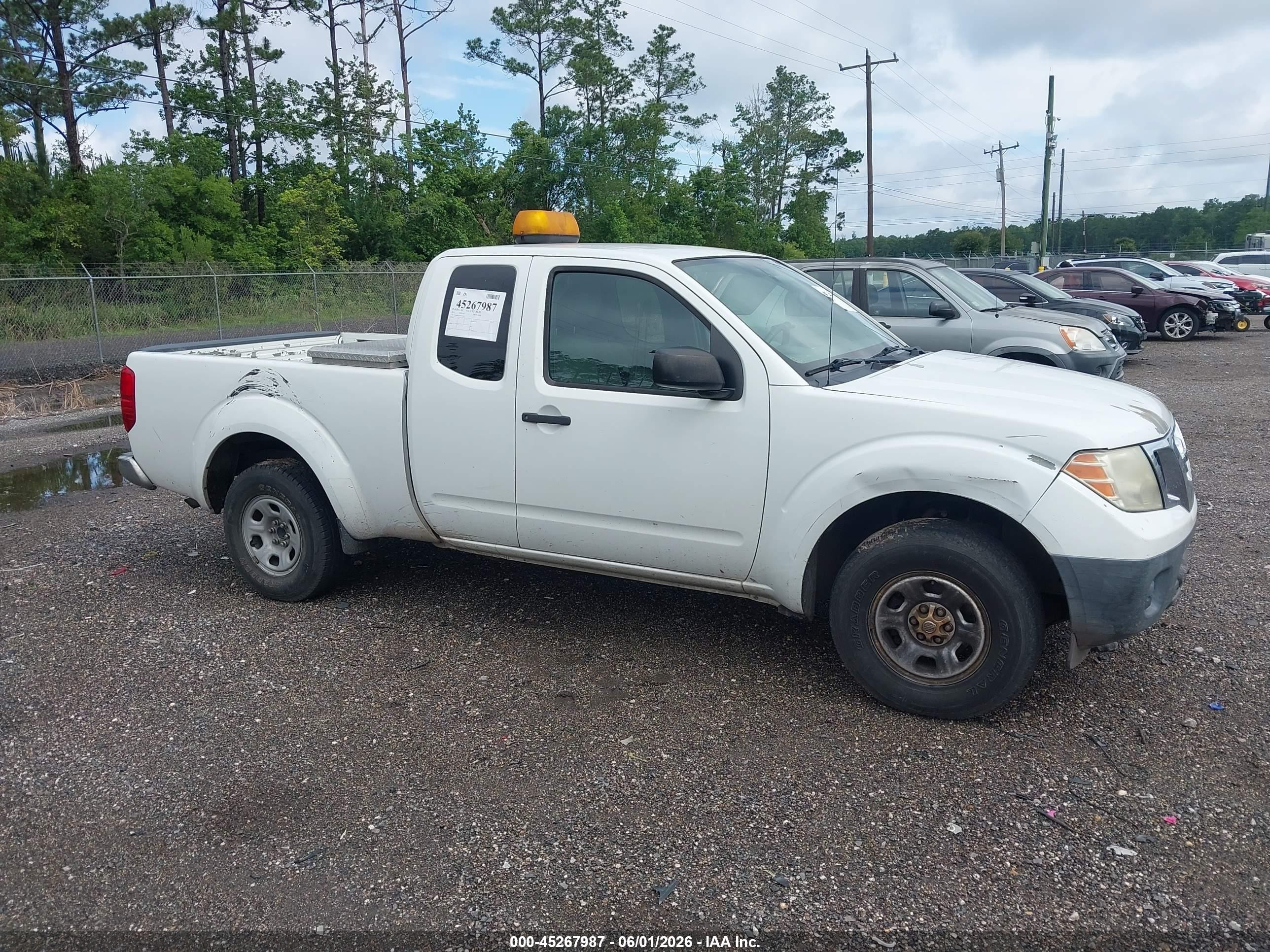 2015 Nissan Frontier S/sv-i4 White vin: 1N6BD0CT1FN734495