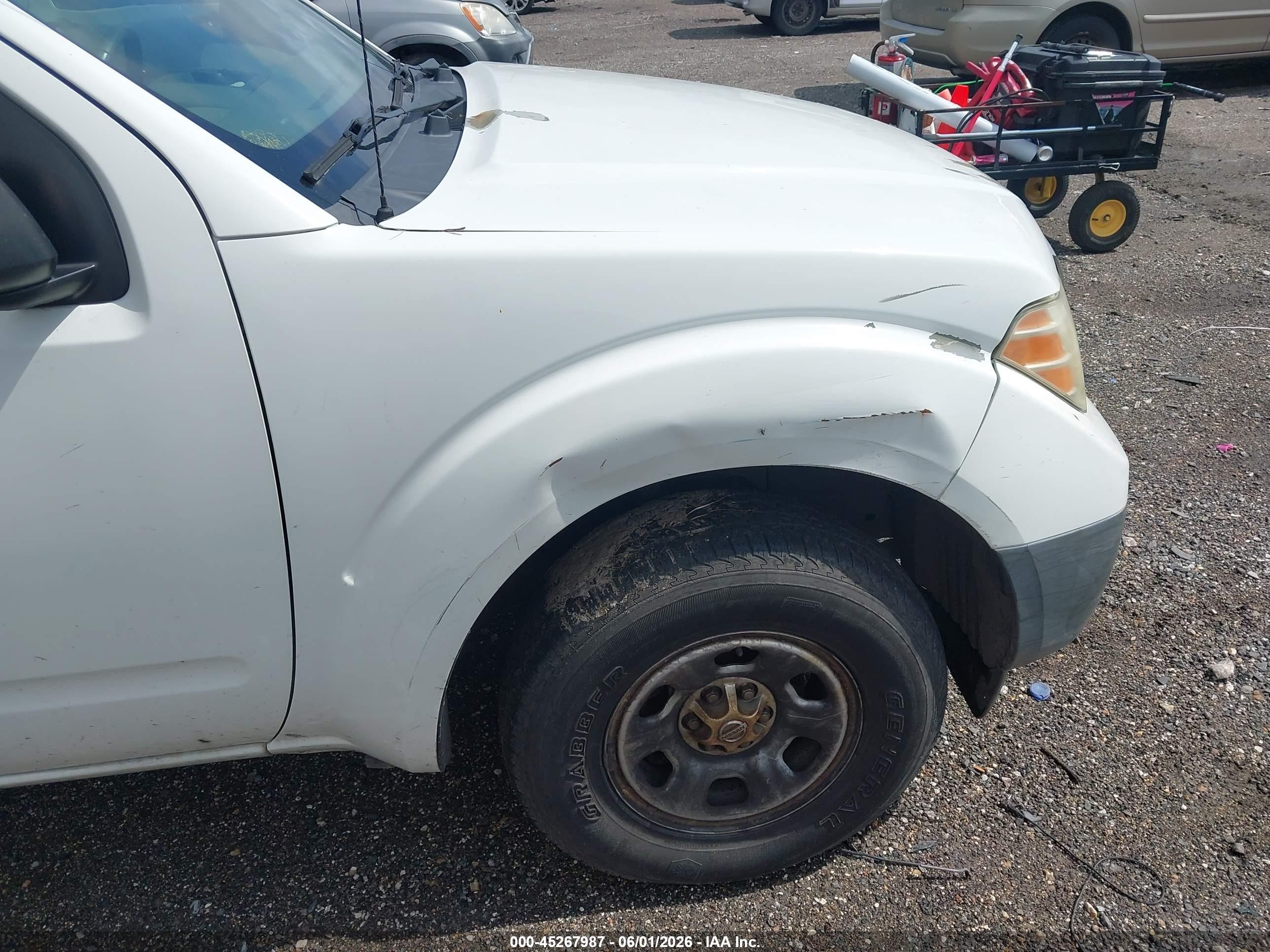 2015 Nissan Frontier S/sv-i4 White vin: 1N6BD0CT1FN734495