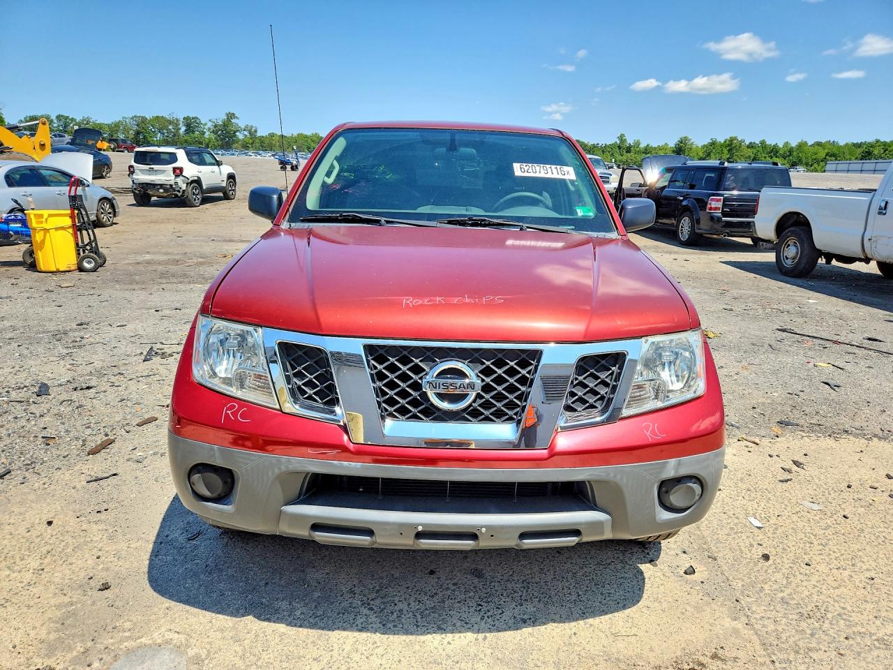 2015 Nissan Frontier S Red vin: 1N6BD0CT1FN751555