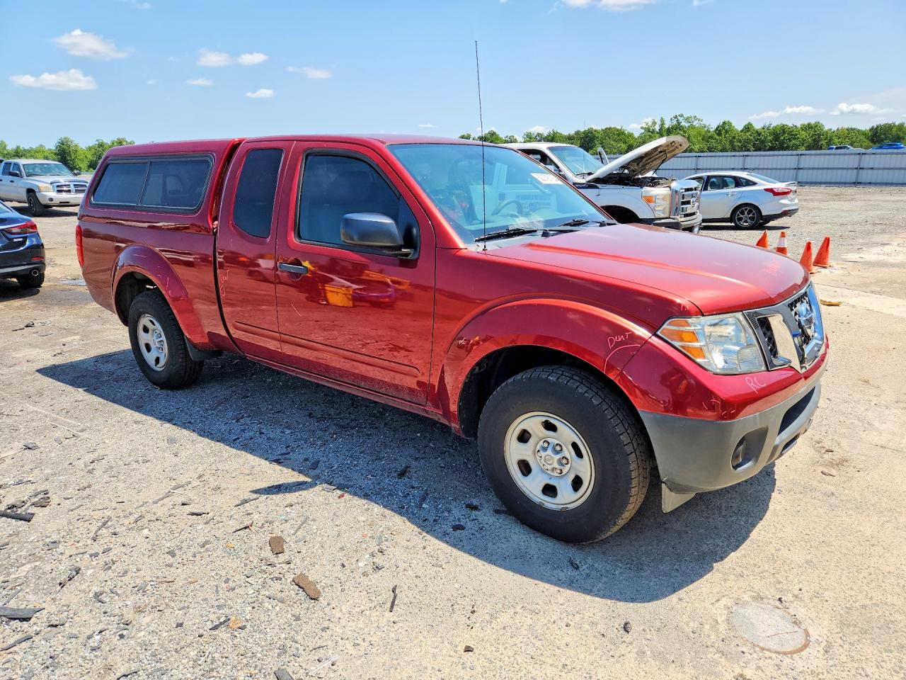 2015 Nissan Frontier S Red vin: 1N6BD0CT1FN751555