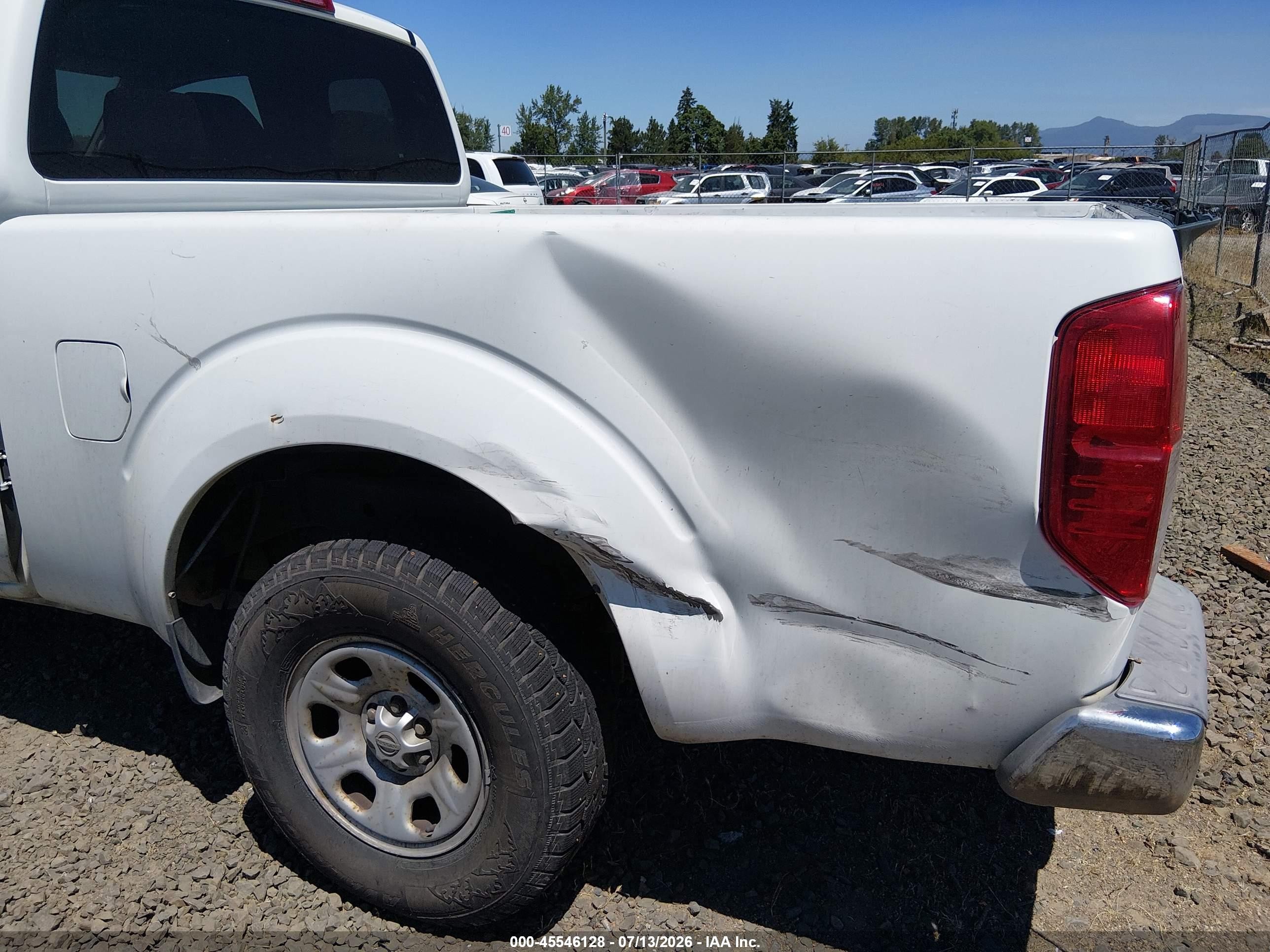 2015 Nissan Frontier S/sv-i4 White vin: 1N6BD0CT1FN757808