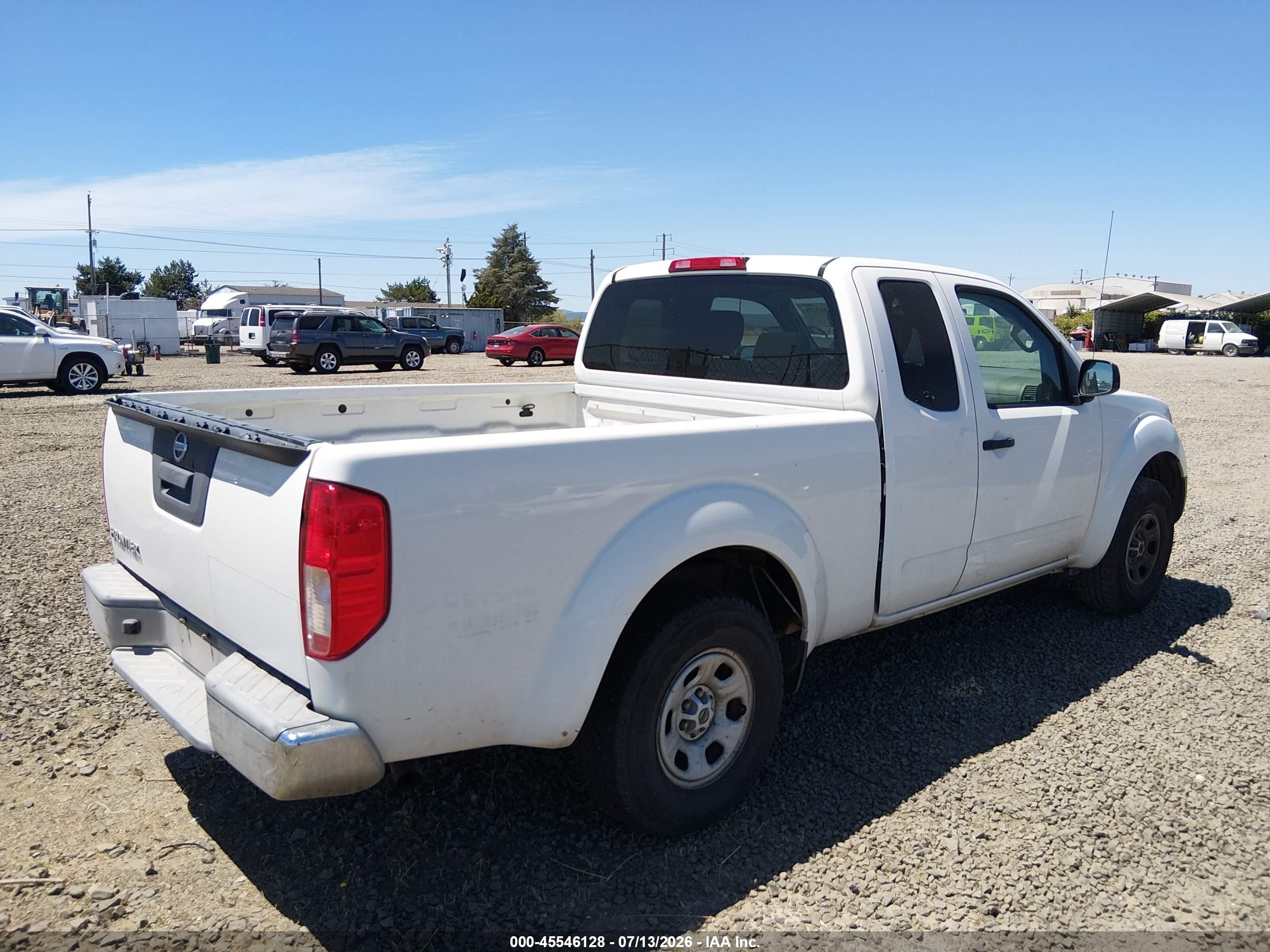2015 Nissan Frontier S/sv-i4 White vin: 1N6BD0CT1FN757808