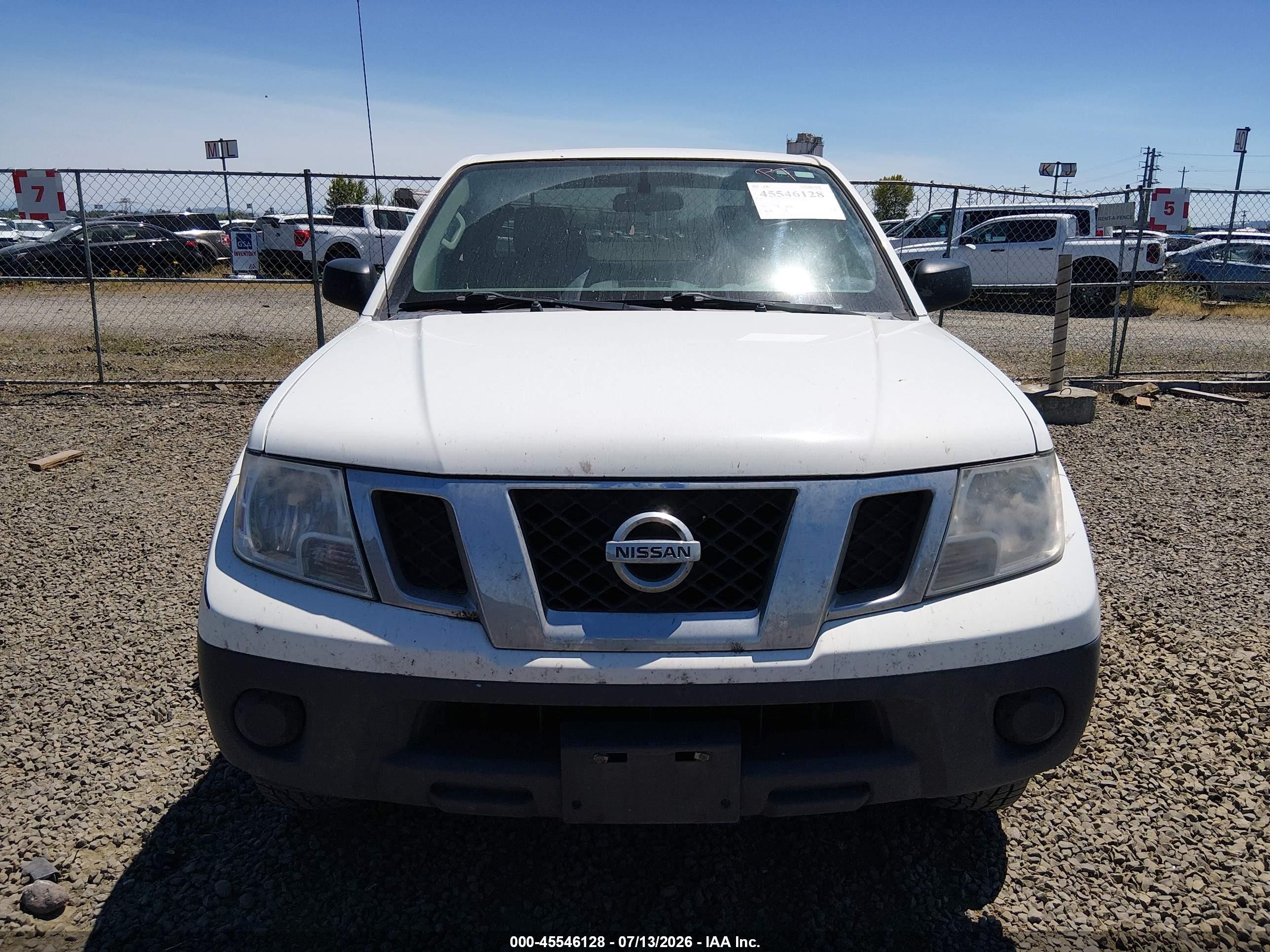 2015 Nissan Frontier S/sv-i4 White vin: 1N6BD0CT1FN757808