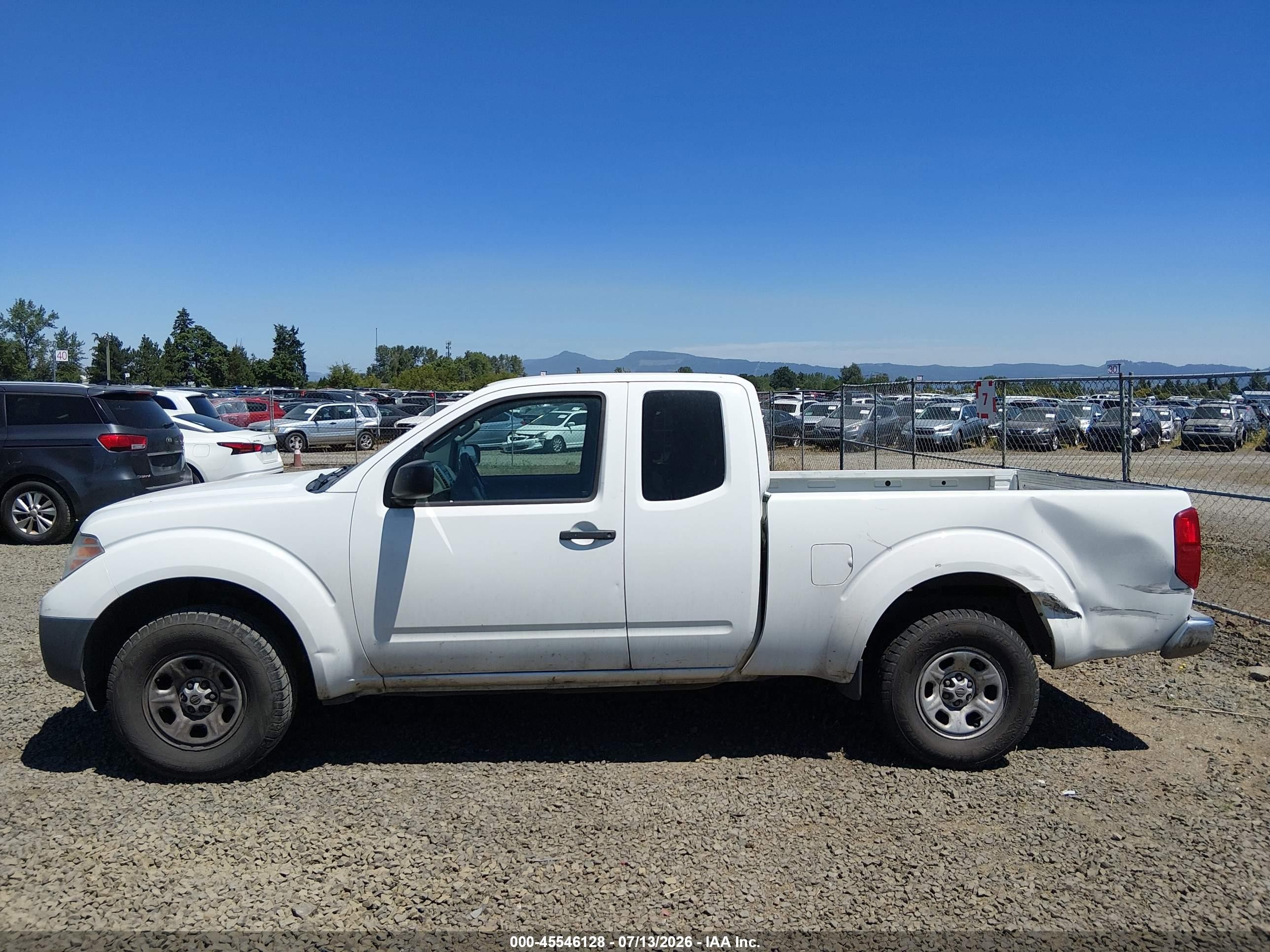 2015 Nissan Frontier S/sv-i4 White vin: 1N6BD0CT1FN757808
