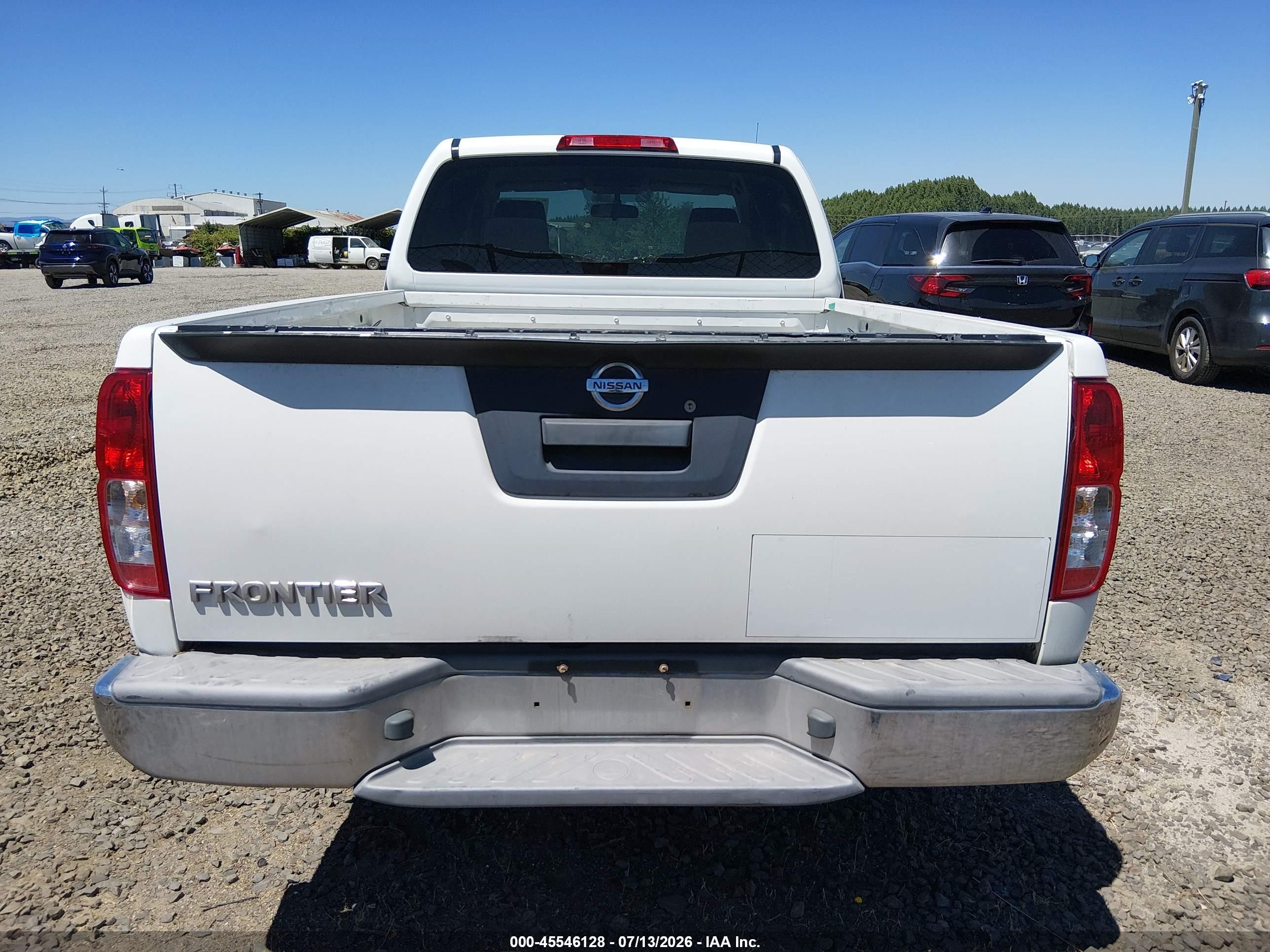 2015 Nissan Frontier S/sv-i4 White vin: 1N6BD0CT1FN757808