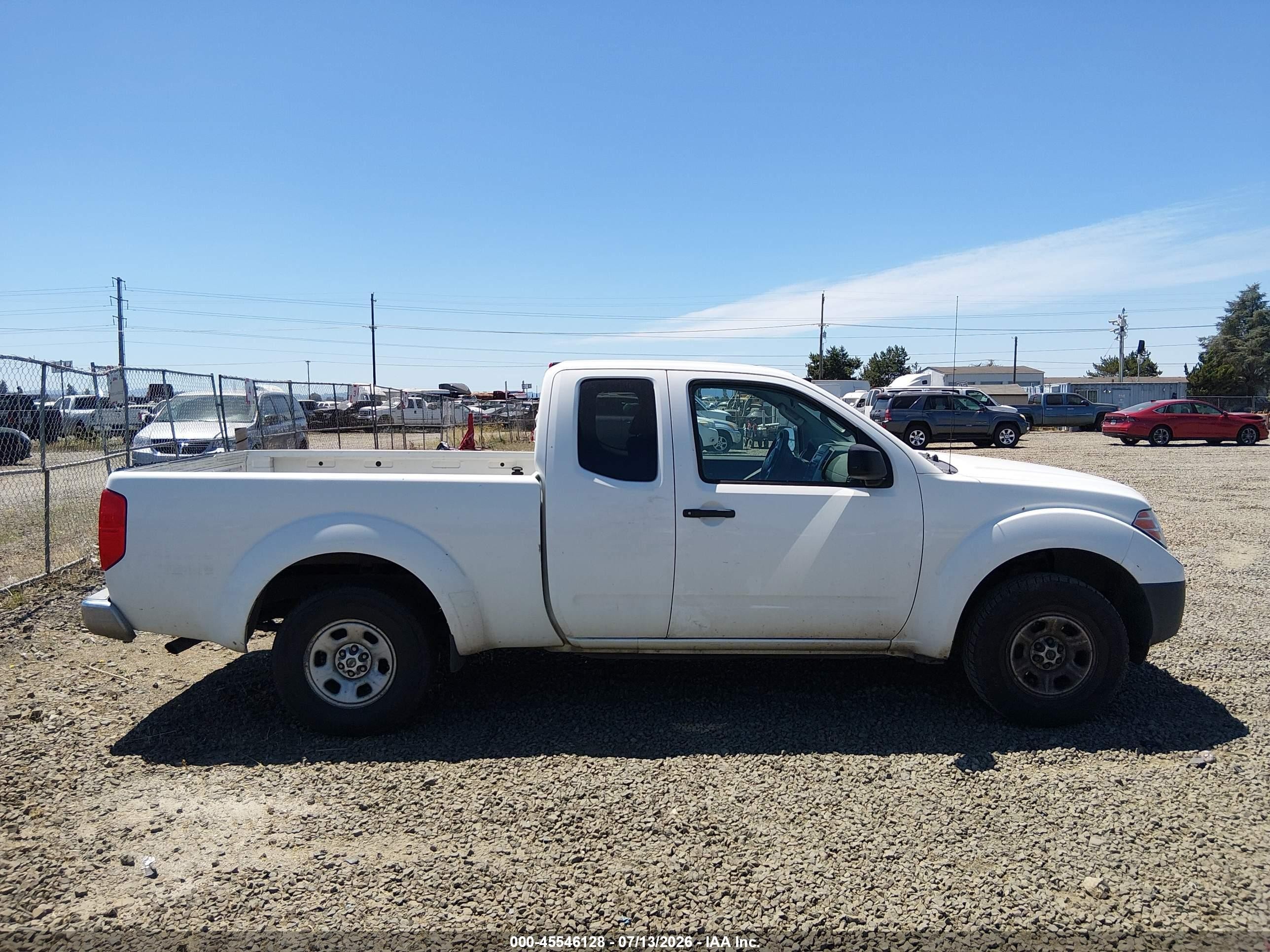 2015 Nissan Frontier S/sv-i4 White vin: 1N6BD0CT1FN757808