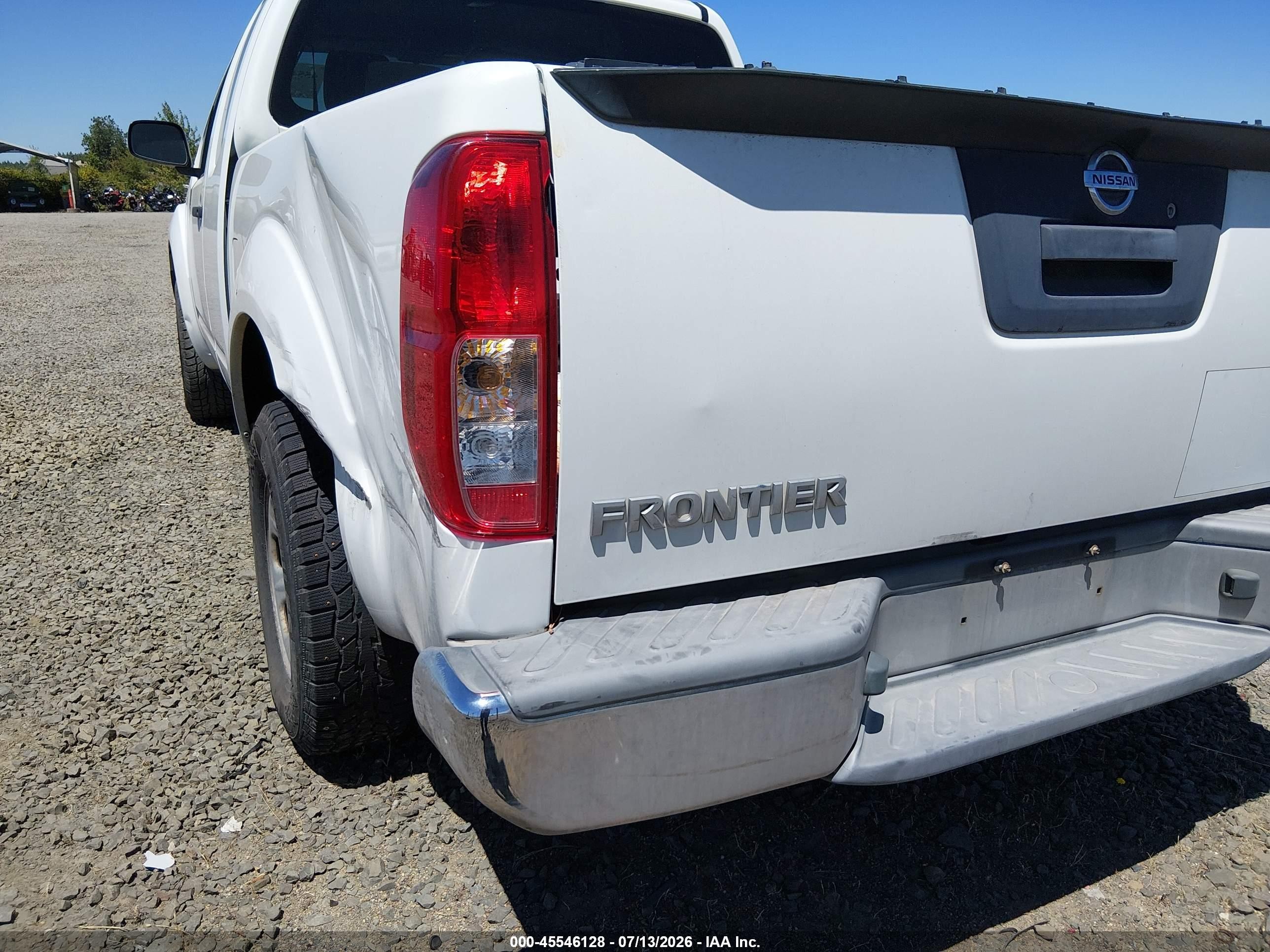 2015 Nissan Frontier S/sv-i4 White vin: 1N6BD0CT1FN757808