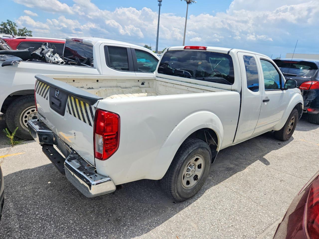2015 Nissan Frontier S White vin: 1N6BD0CT1FN764242