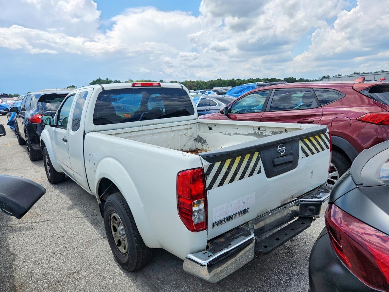 2015 Nissan Frontier S White vin: 1N6BD0CT1FN764242