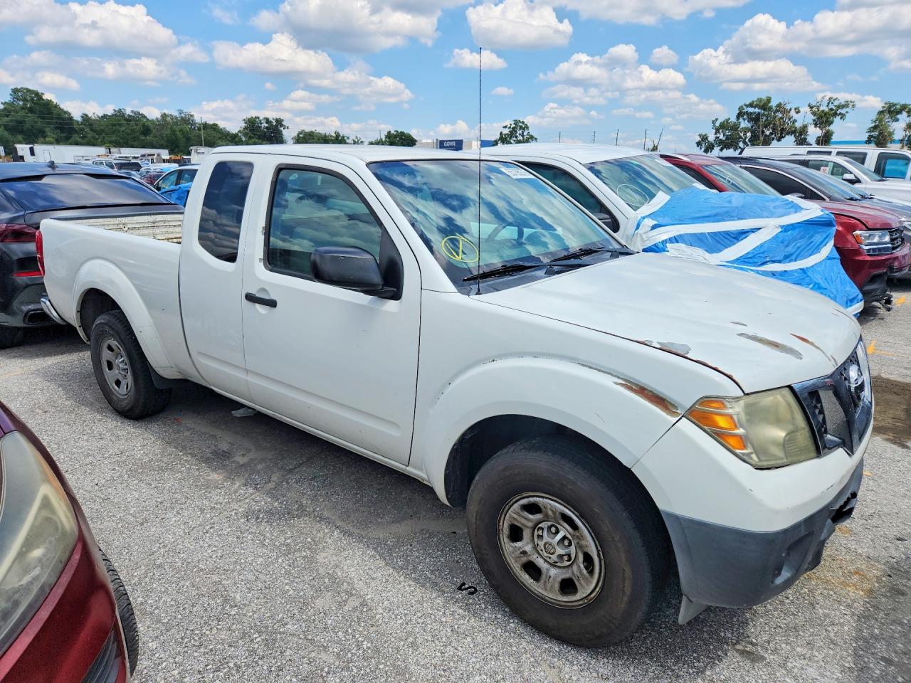 2015 Nissan Frontier S White vin: 1N6BD0CT1FN764242