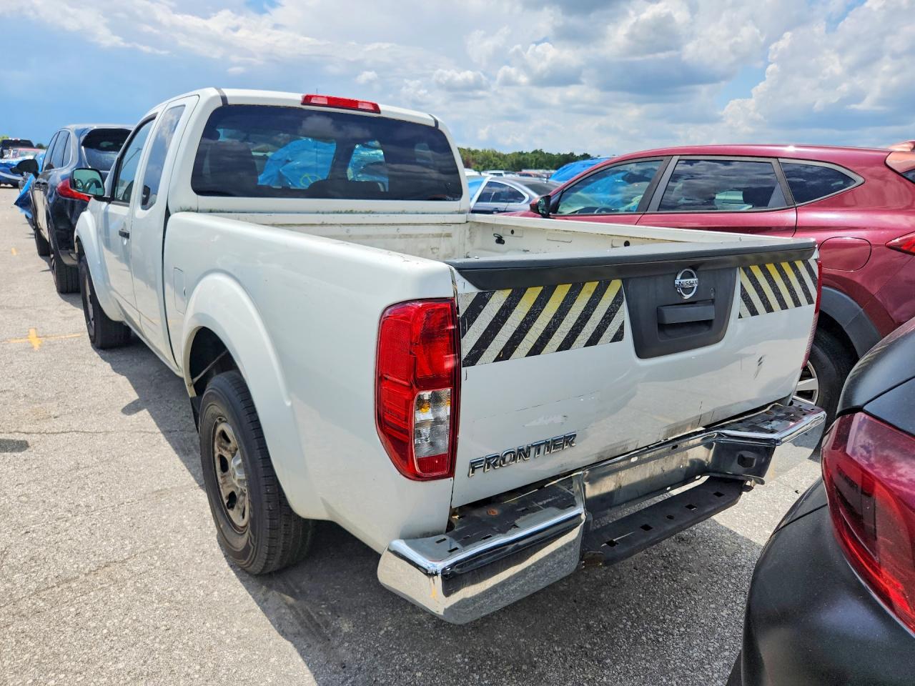 2015 Nissan Frontier S White vin: 1N6BD0CT1FN764242