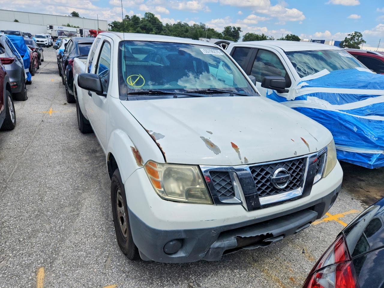 2015 Nissan Frontier S White vin: 1N6BD0CT1FN764242