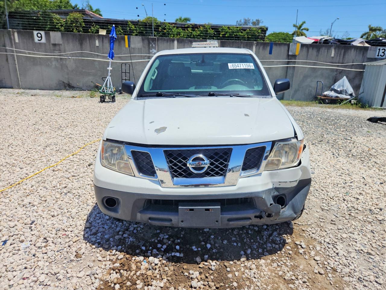2015 Nissan Frontier S White vin: 1N6BD0CT1FN765245