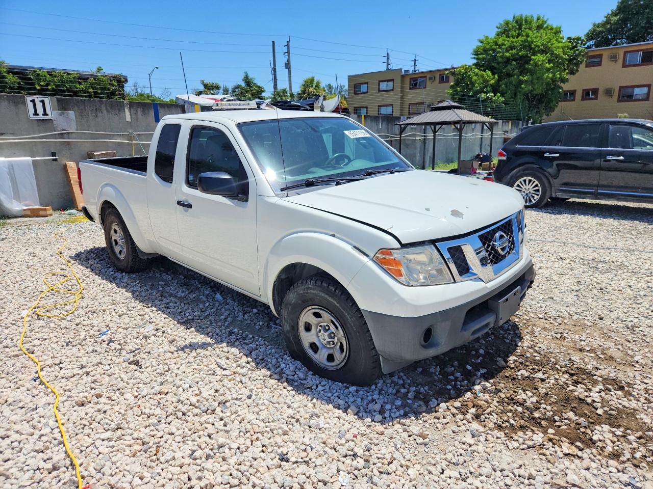 2015 Nissan Frontier S White vin: 1N6BD0CT1FN765245