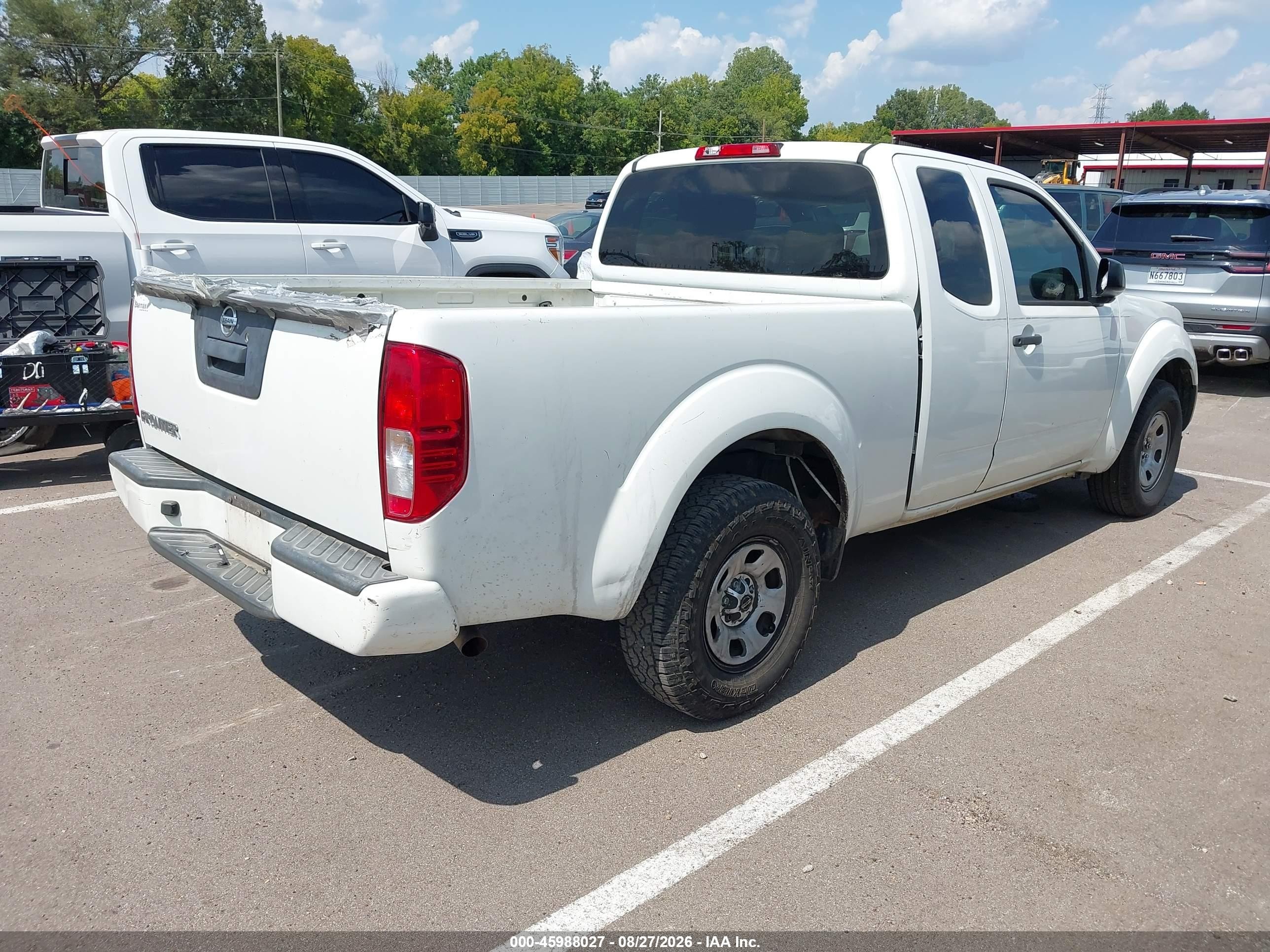 2017 Nissan Frontier S White vin: 1N6BD0CT1HN722852