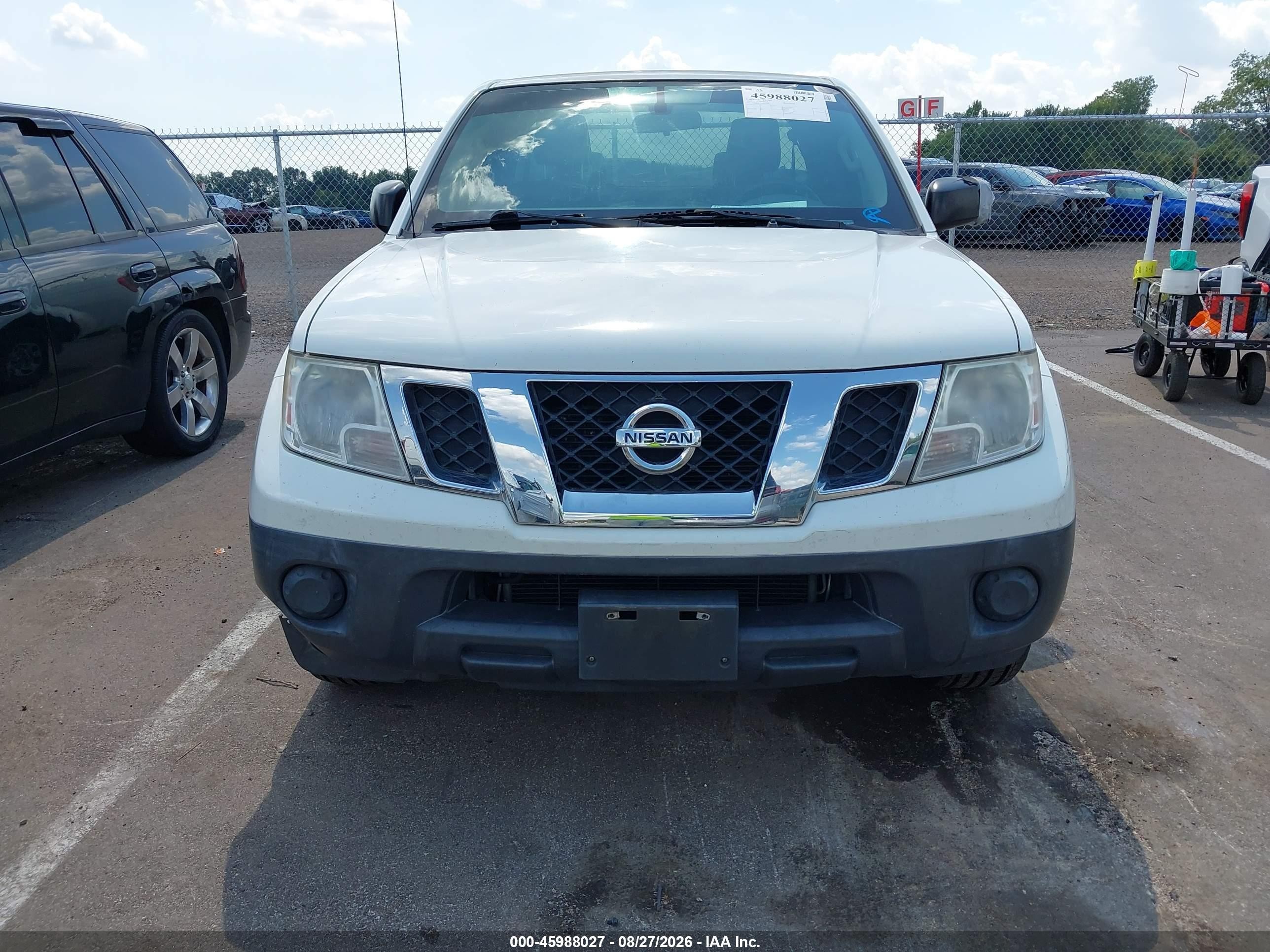2017 Nissan Frontier S White vin: 1N6BD0CT1HN722852