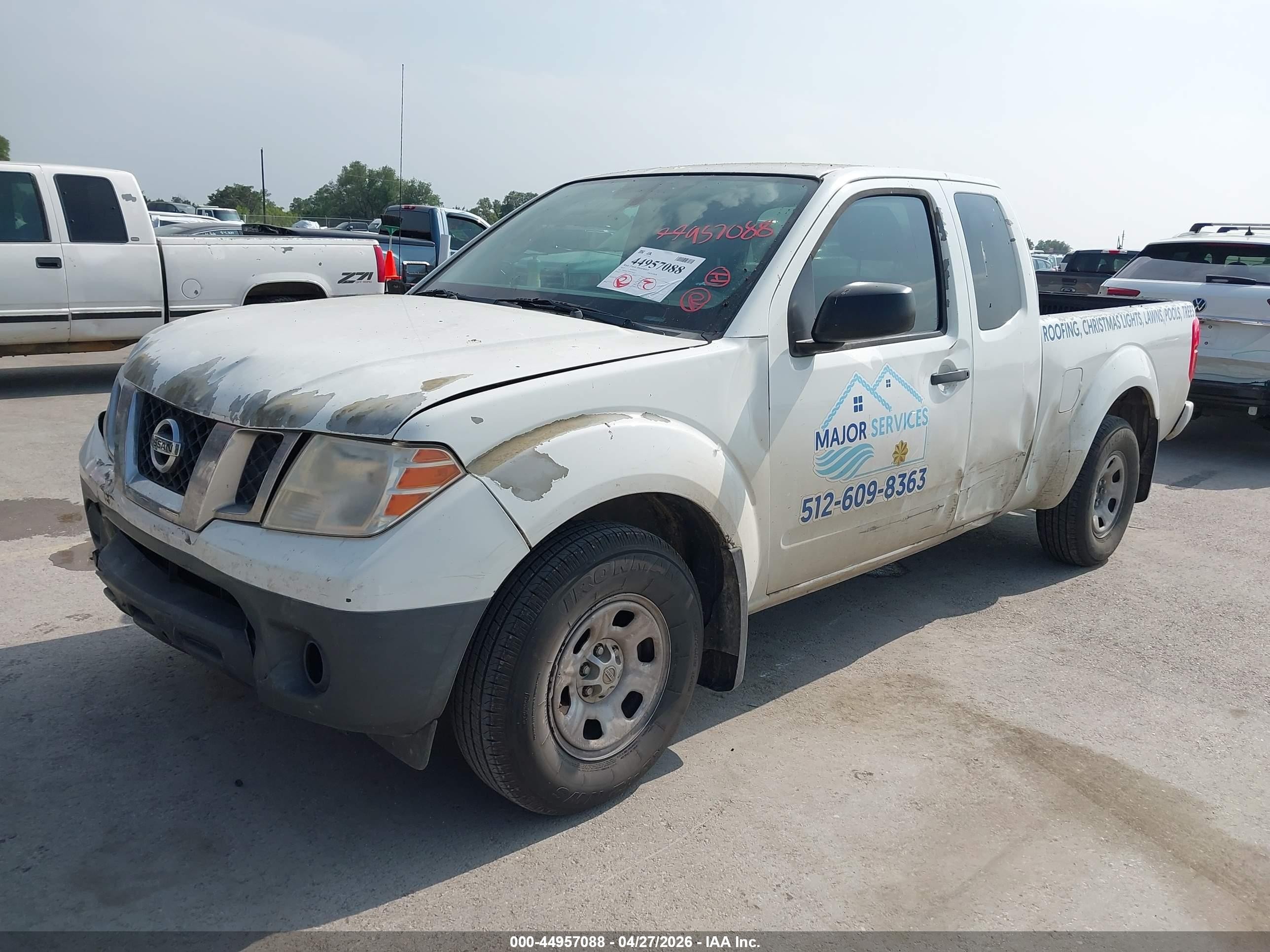2017 Nissan Frontier S White vin: 1N6BD0CT1HN736122