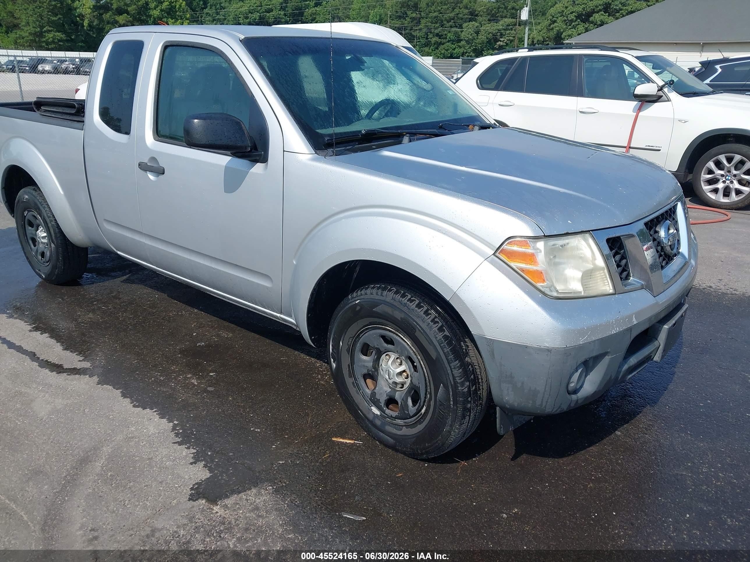 2010 Nissan Frontier Xe Silver vin: 1N6BD0CT2AC436350