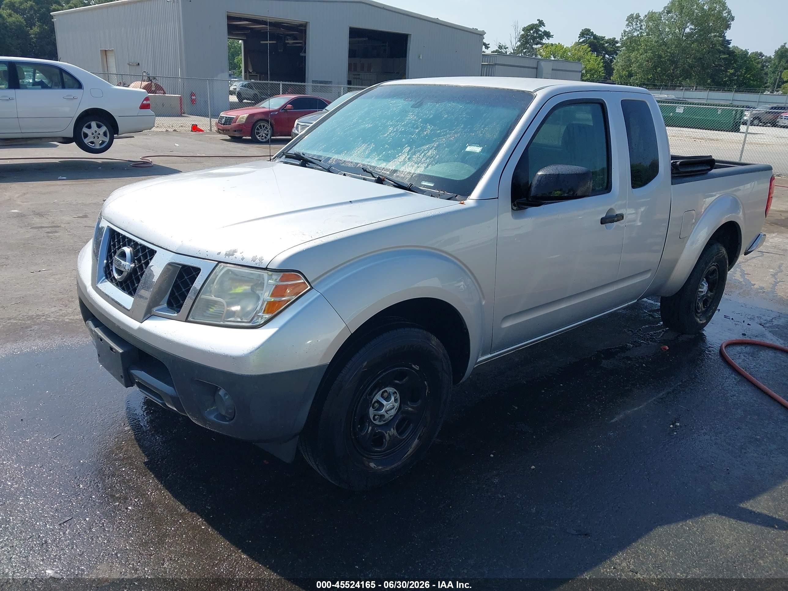 2010 Nissan Frontier Xe Silver vin: 1N6BD0CT2AC436350