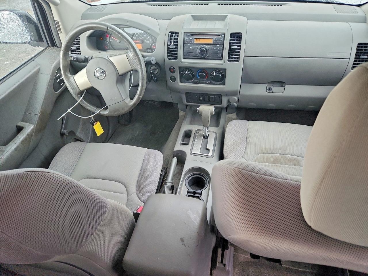 2012 Nissan Frontier S White vin: 1N6BD0CT2CC404677
