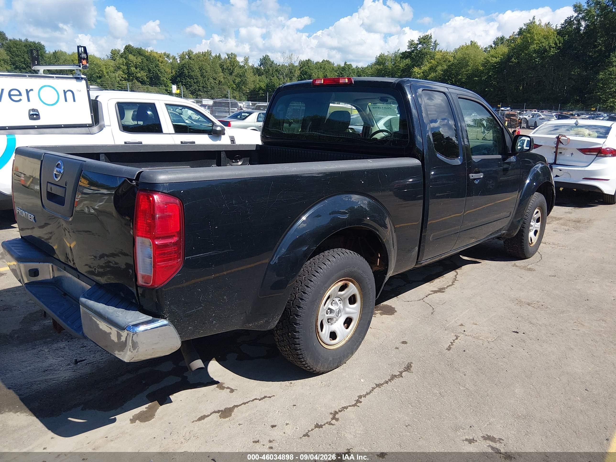 2012 Nissan Frontier S Черный vin: 1N6BD0CT2CC449926