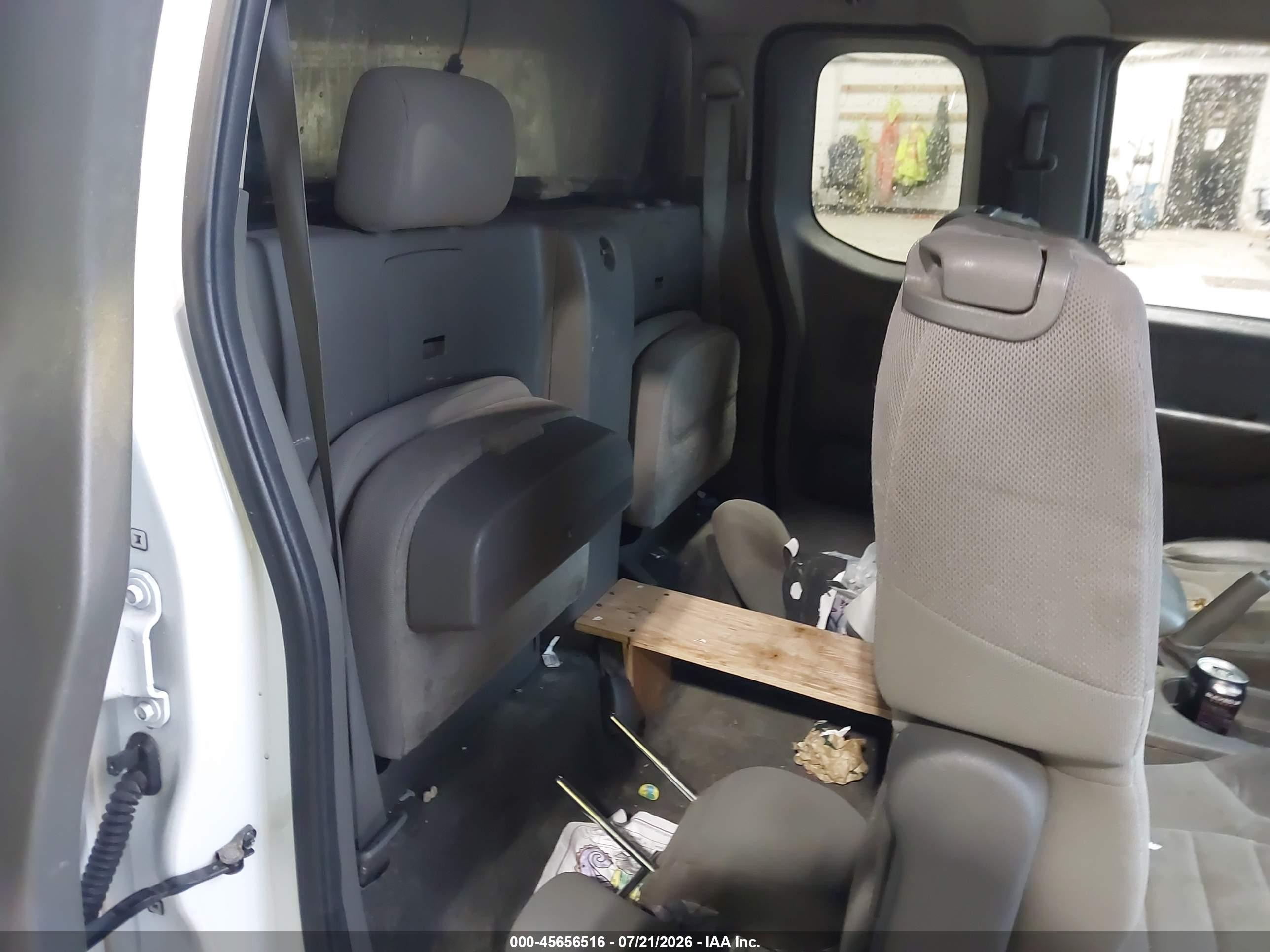 2012 Nissan Frontier S White vin: 1N6BD0CT2CC483185