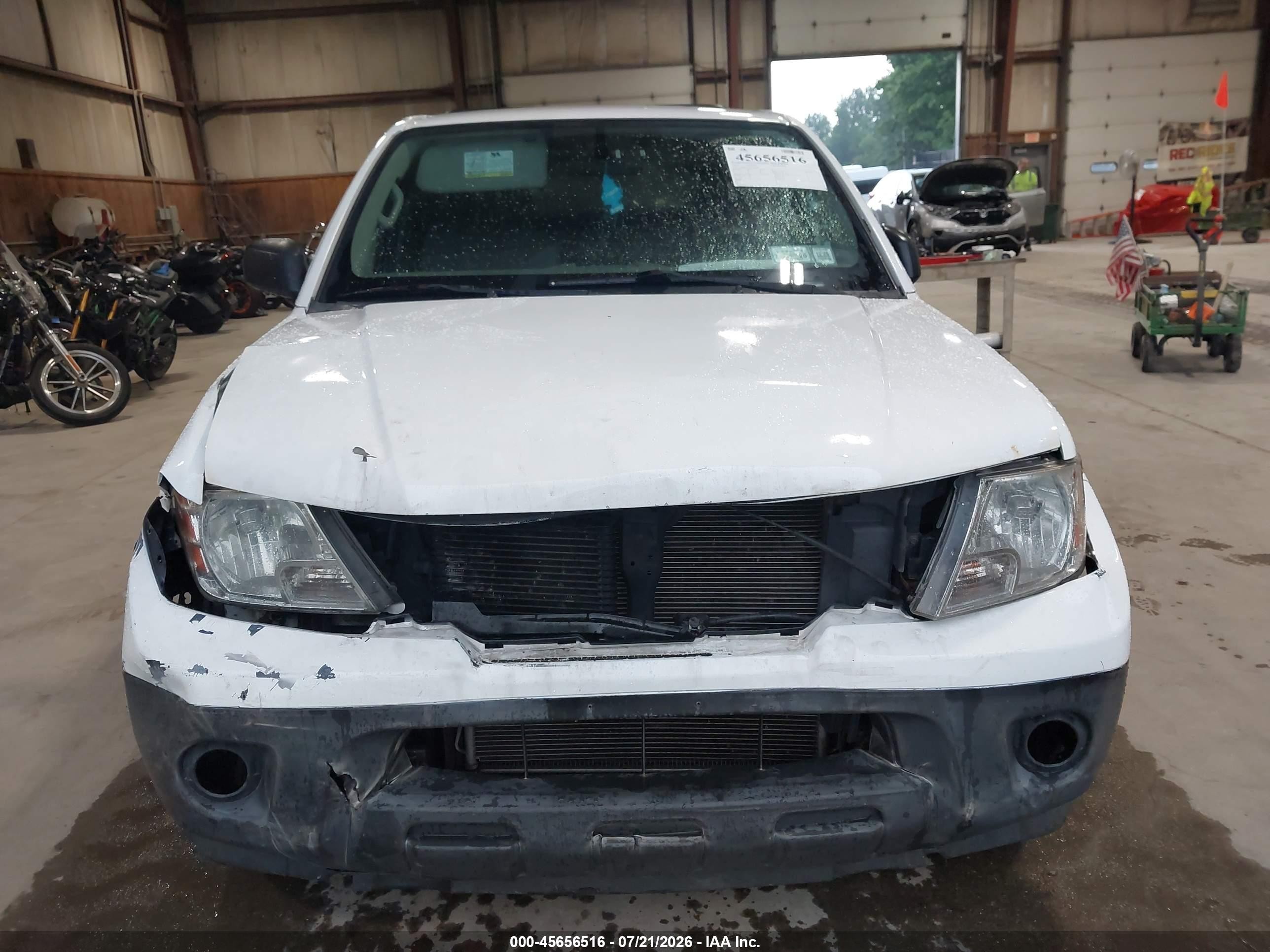 2012 Nissan Frontier S White vin: 1N6BD0CT2CC483185