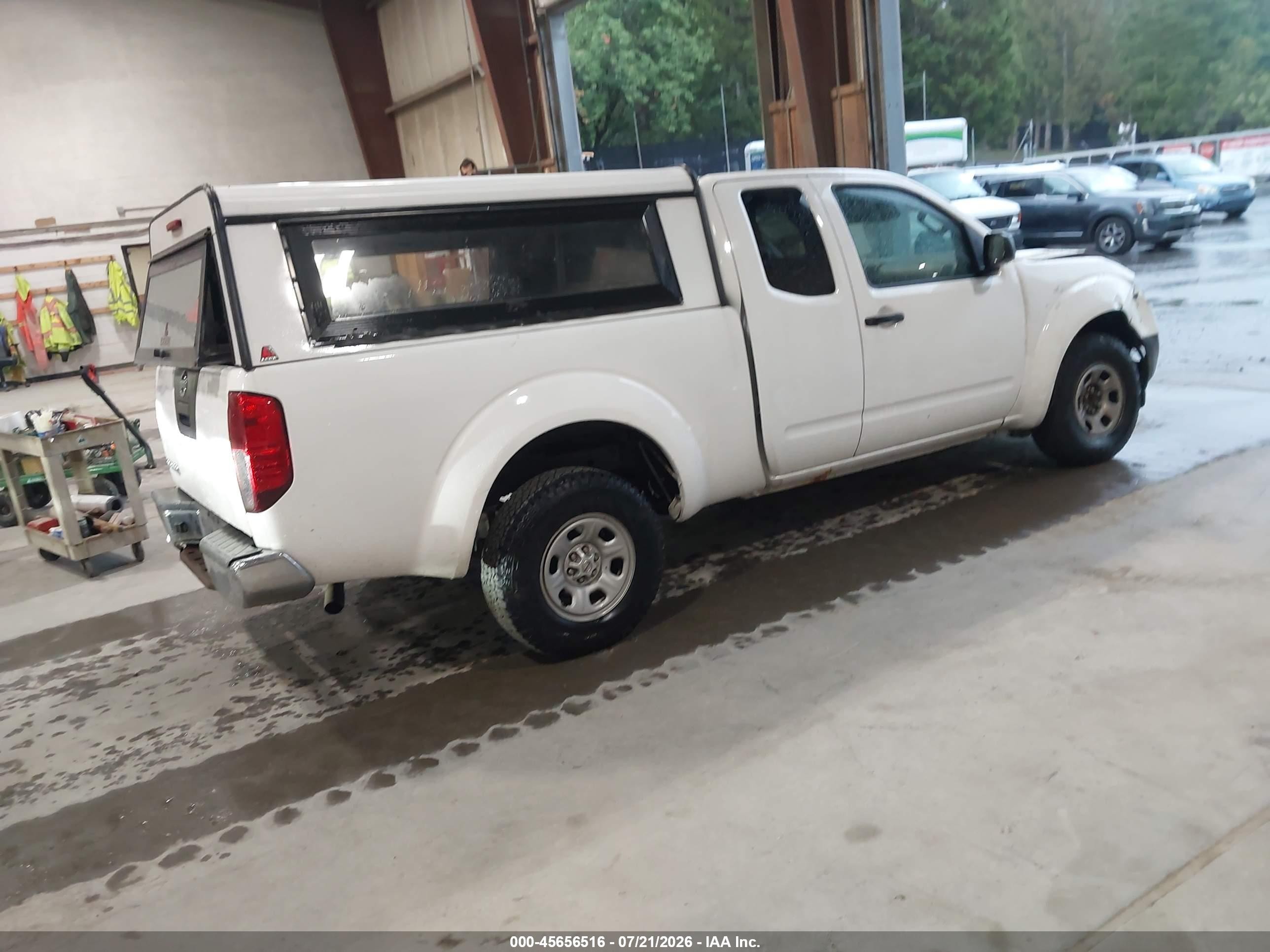 2012 Nissan Frontier S White vin: 1N6BD0CT2CC483185