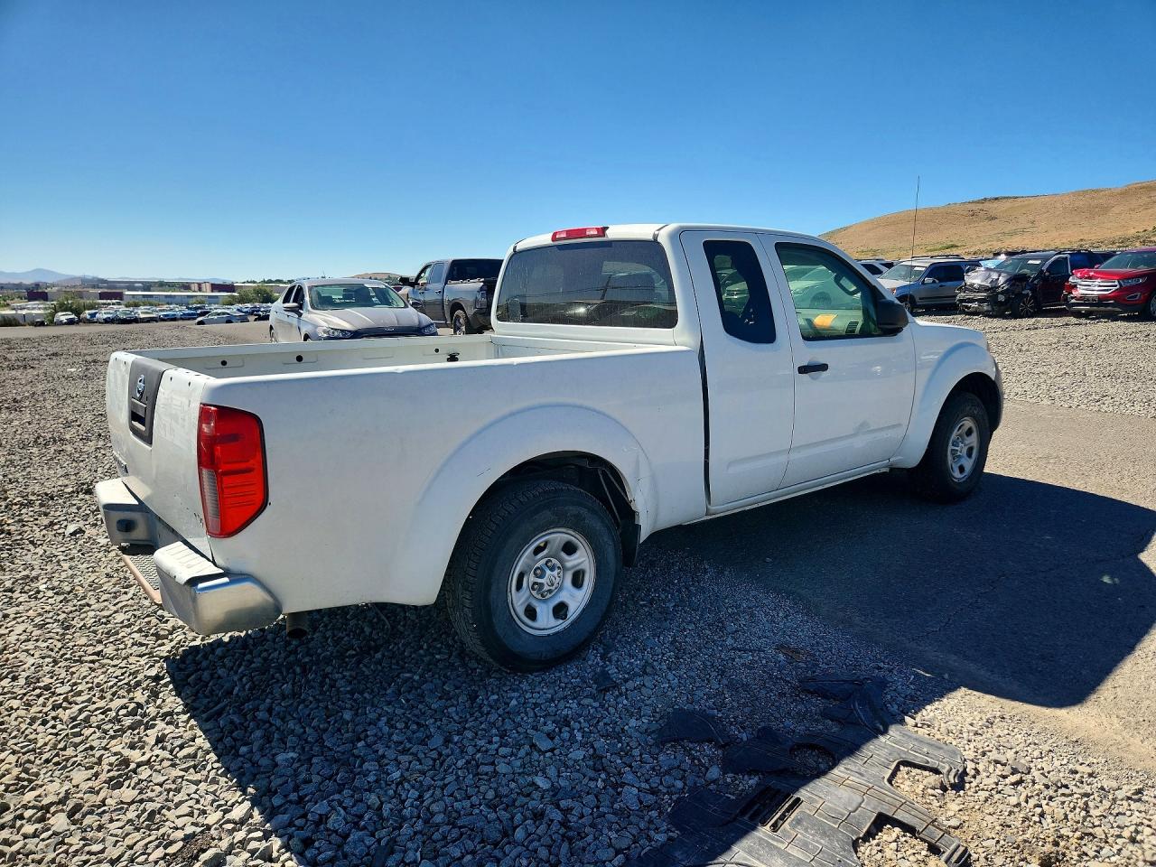 2013 Nissan Frontier S White vin: 1N6BD0CT2DN717699