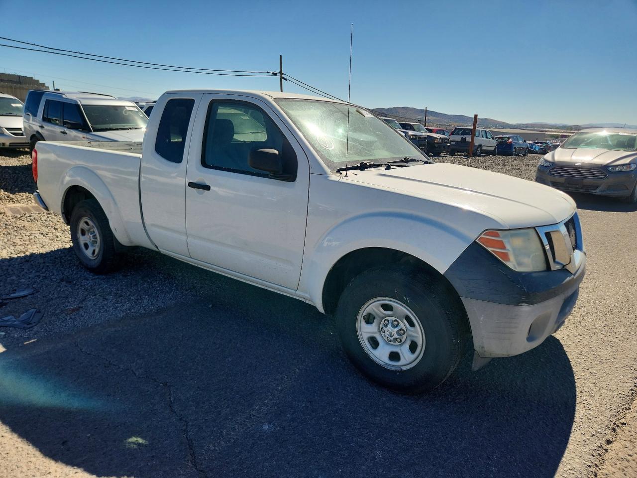 2013 Nissan Frontier S White vin: 1N6BD0CT2DN717699