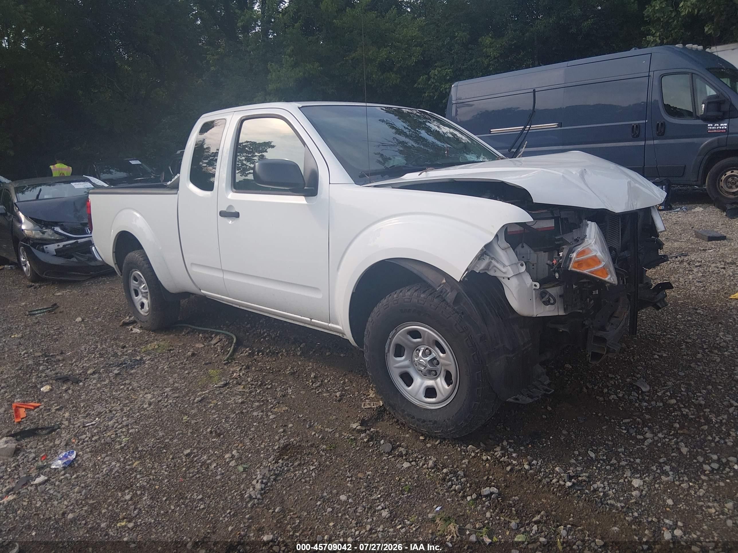 2013 Nissan Frontier S White vin: 1N6BD0CT2DN755613