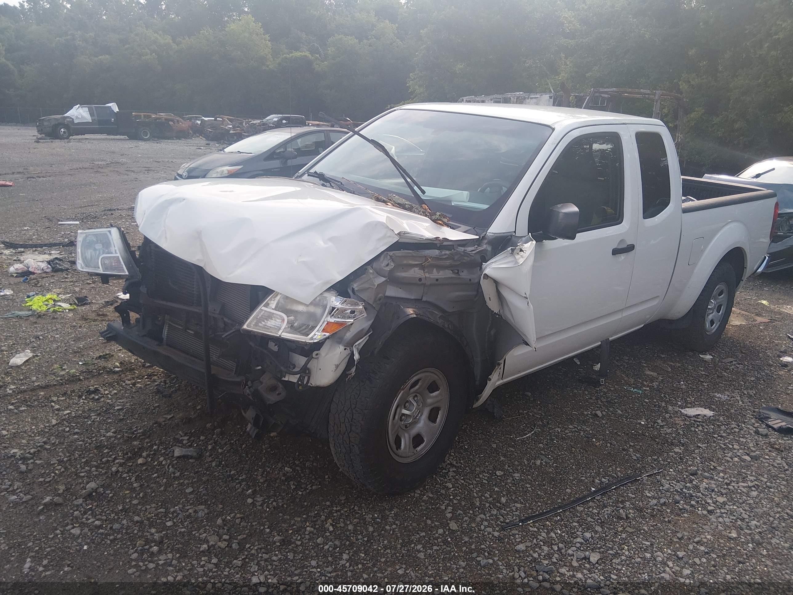 2013 Nissan Frontier S White vin: 1N6BD0CT2DN755613