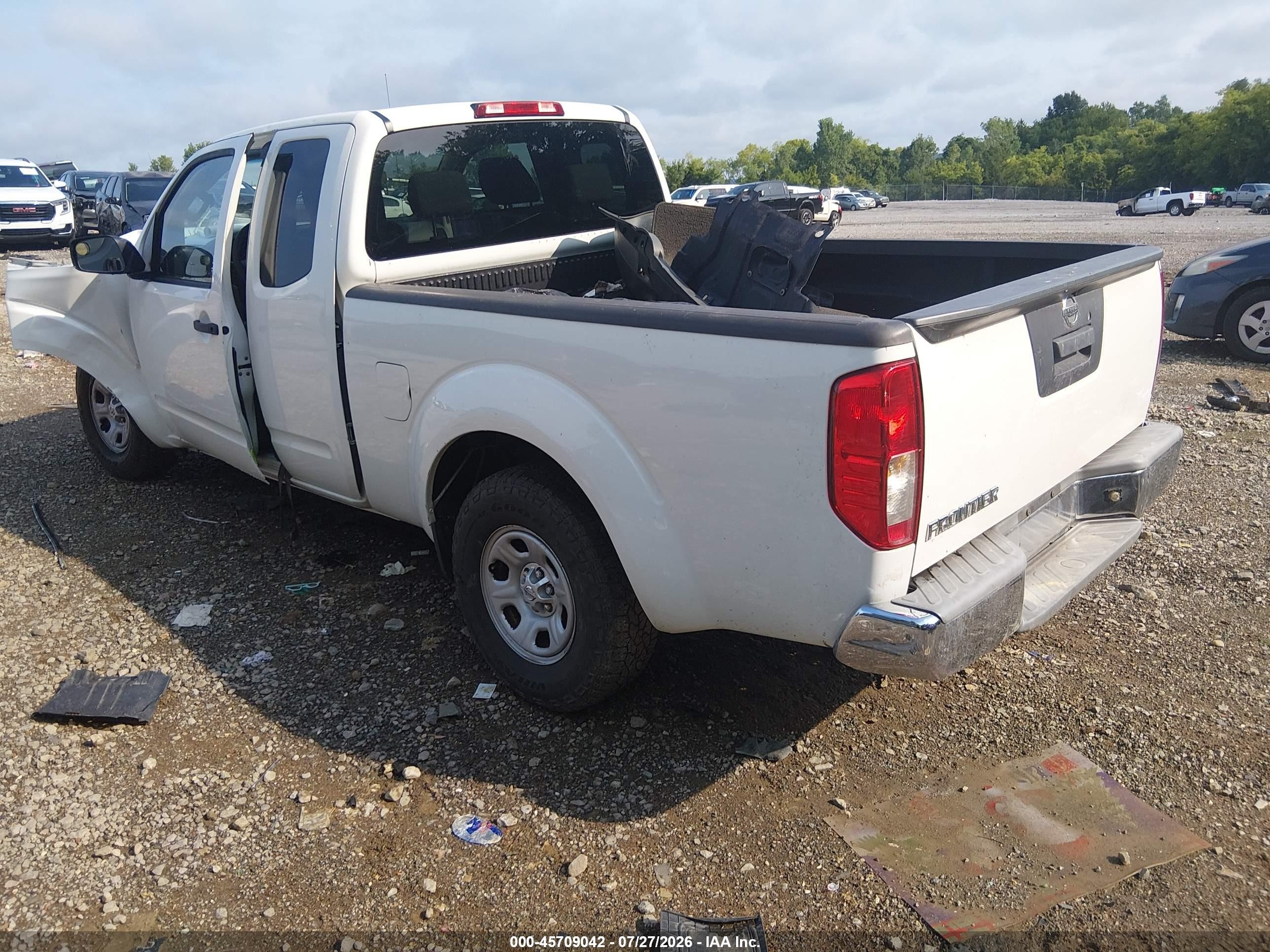 2013 Nissan Frontier S White vin: 1N6BD0CT2DN755613