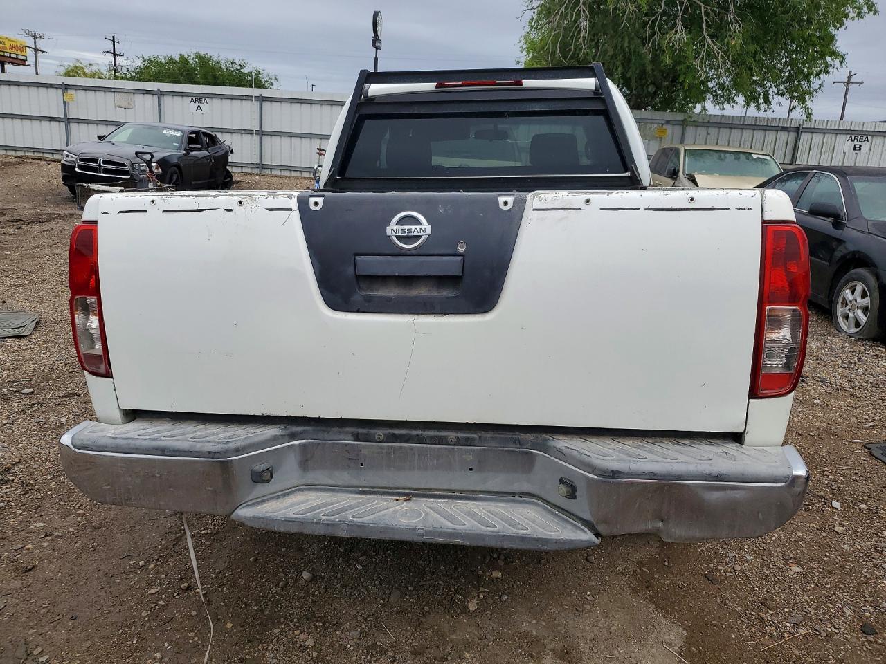 2014 Nissan Frontier S White vin: 1N6BD0CT2EN734794