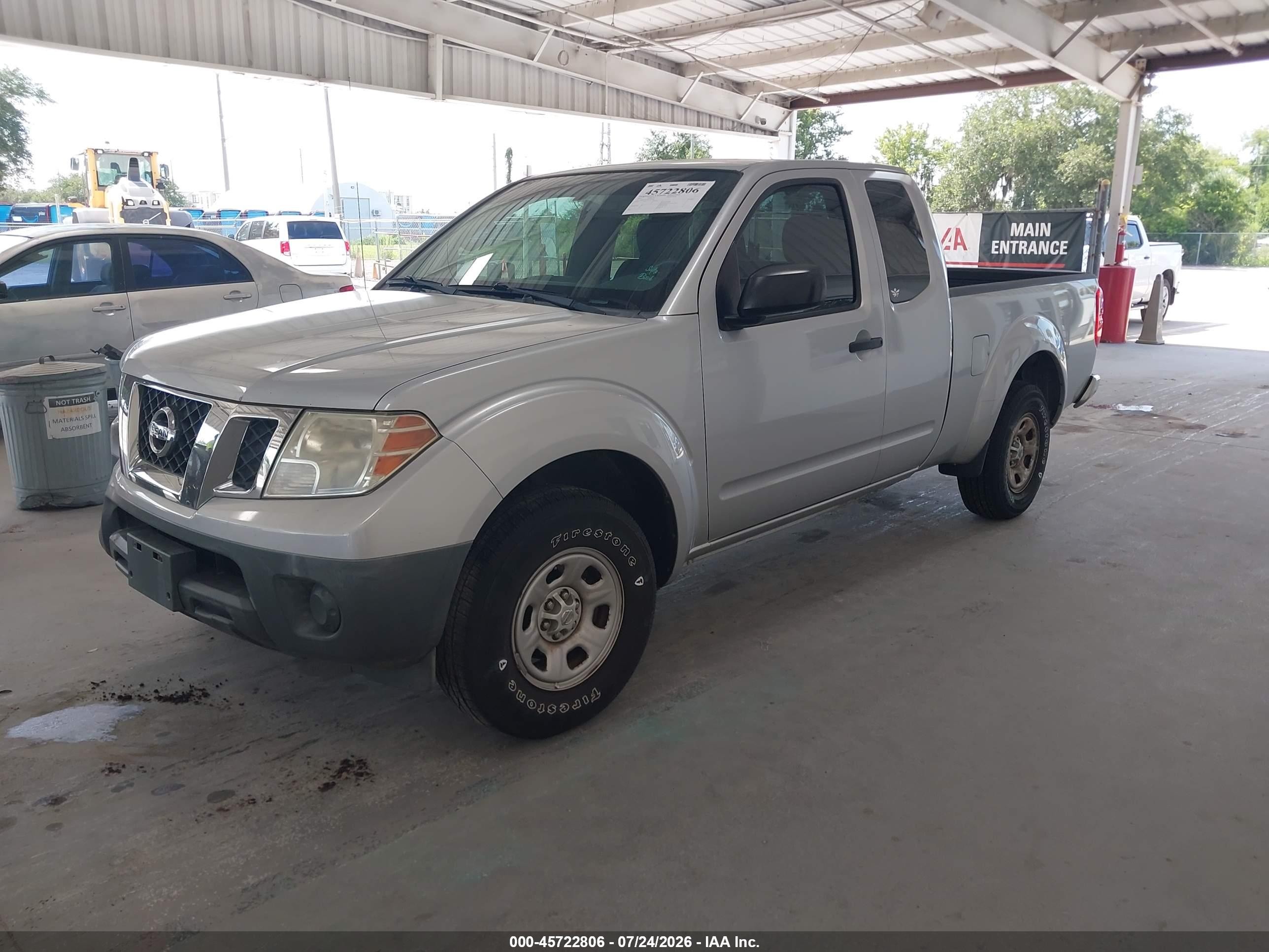 2014 Nissan Frontier S/sv-i4 Серебряный vin: 1N6BD0CT2EN756228