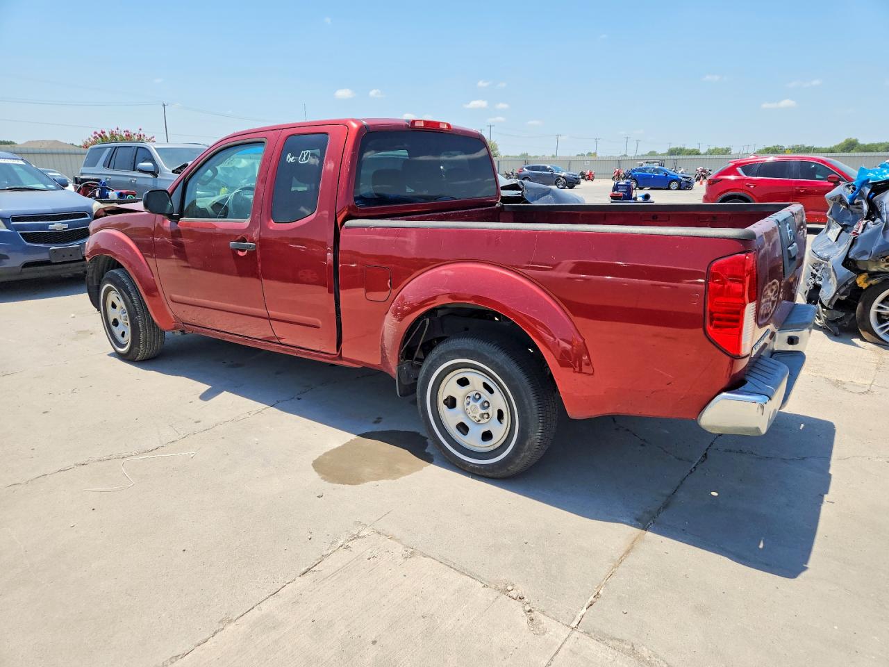 2015 Nissan Frontier S Burgundy vin: 1N6BD0CT2FN707323