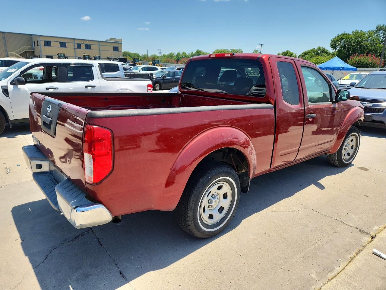 2015 Nissan Frontier S Burgundy vin: 1N6BD0CT2FN707323