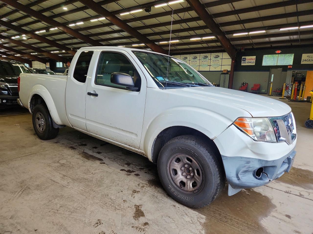 2015 Nissan Frontier S White vin: 1N6BD0CT2FN709203