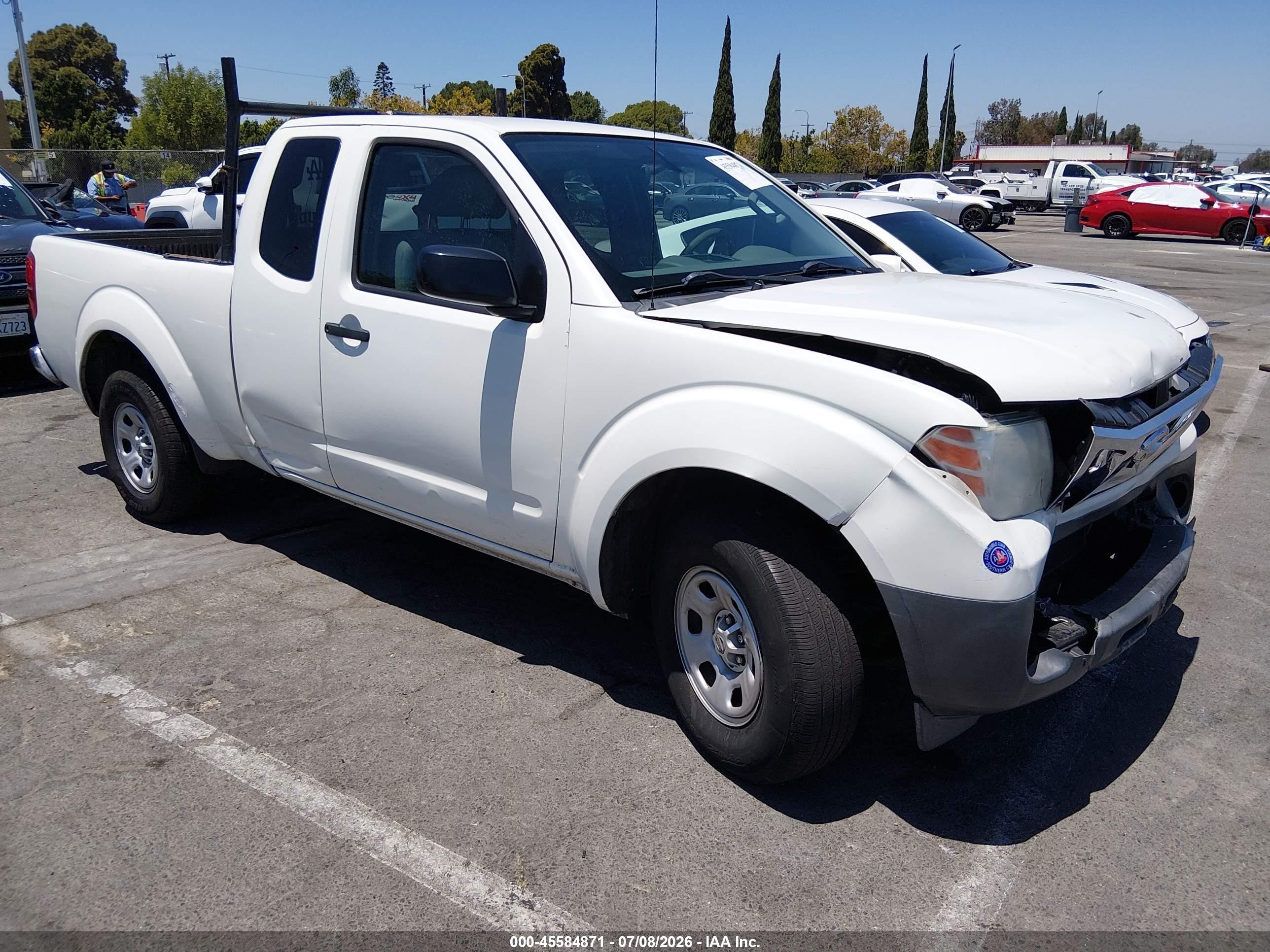 2015 Nissan Frontier S White vin: 1N6BD0CT2FN725028