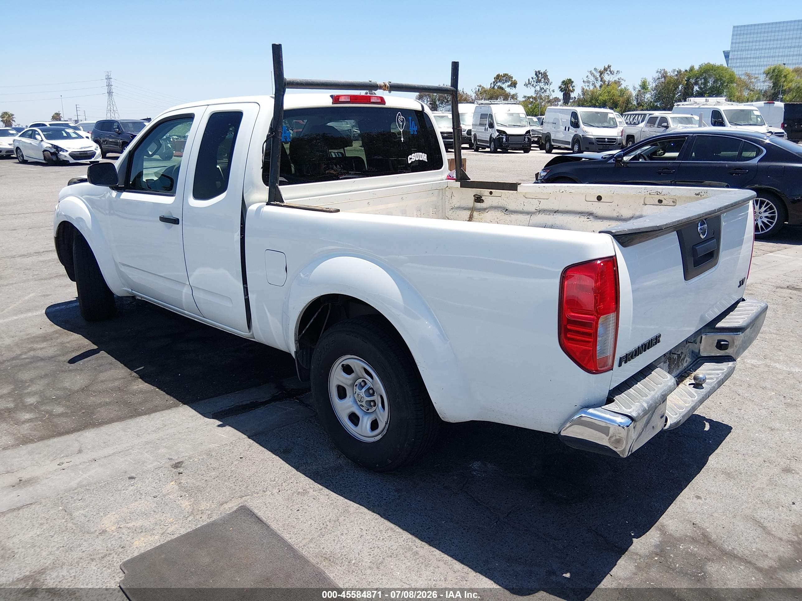 2015 Nissan Frontier S White vin: 1N6BD0CT2FN725028