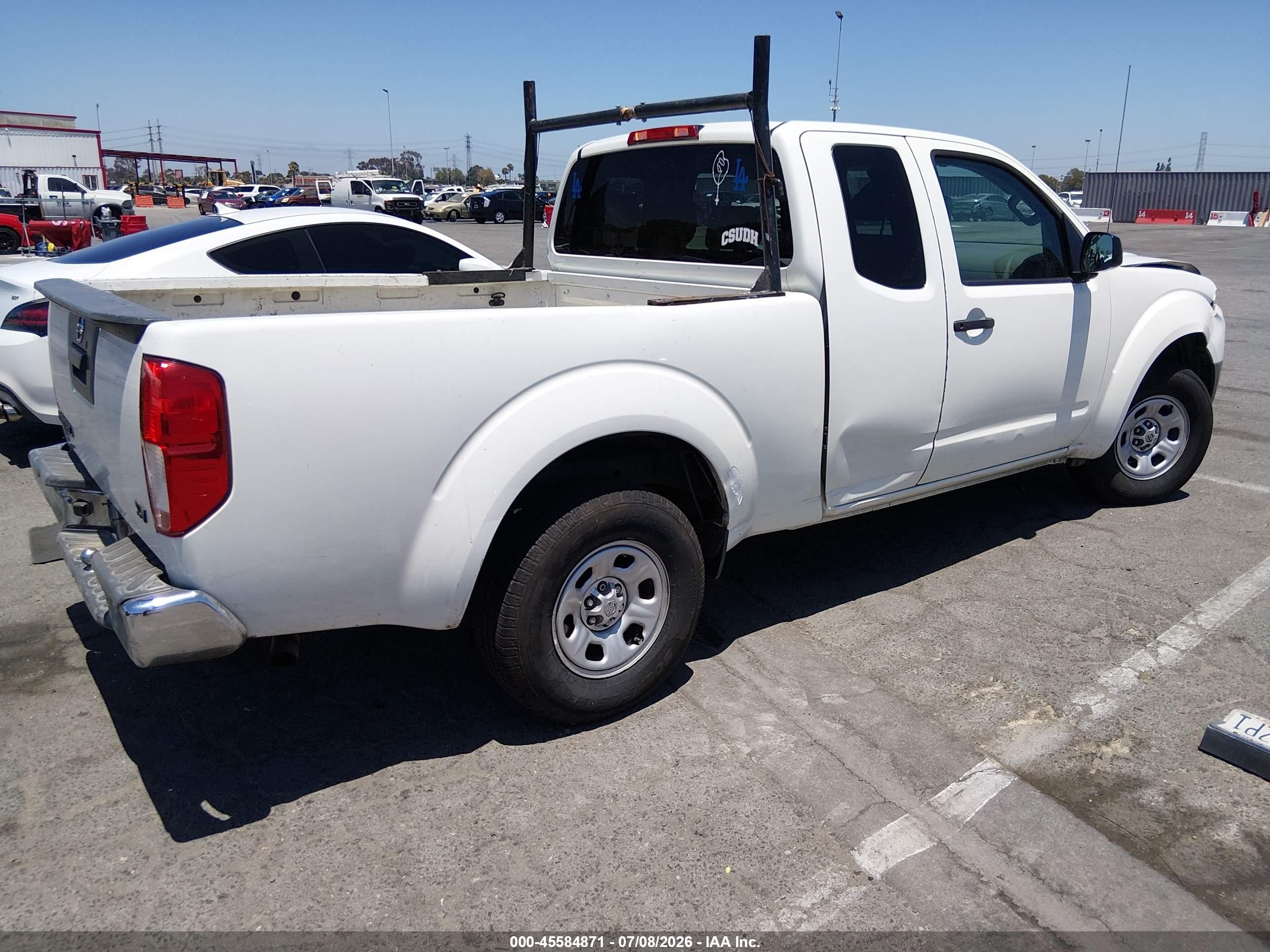 2015 Nissan Frontier S White vin: 1N6BD0CT2FN725028