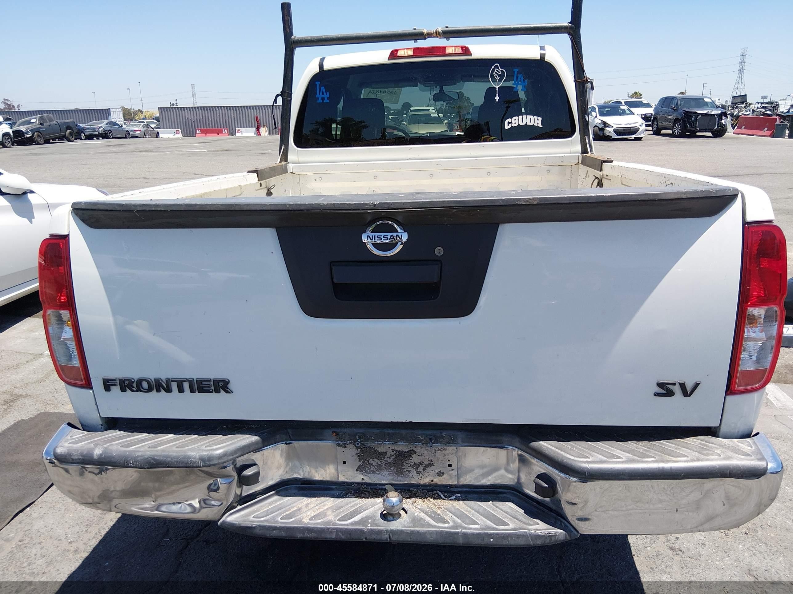 2015 Nissan Frontier S White vin: 1N6BD0CT2FN725028