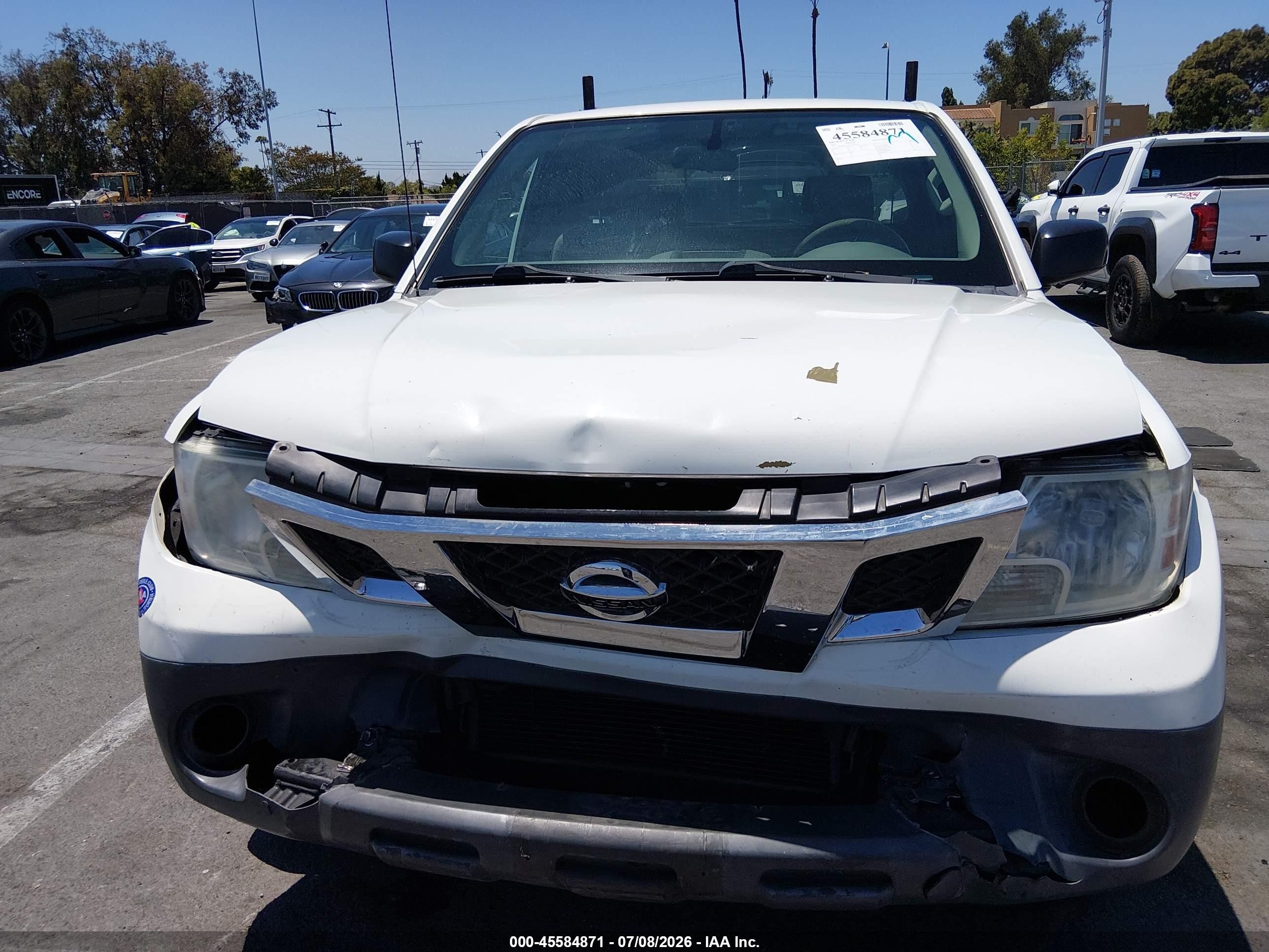 2015 Nissan Frontier S White vin: 1N6BD0CT2FN725028