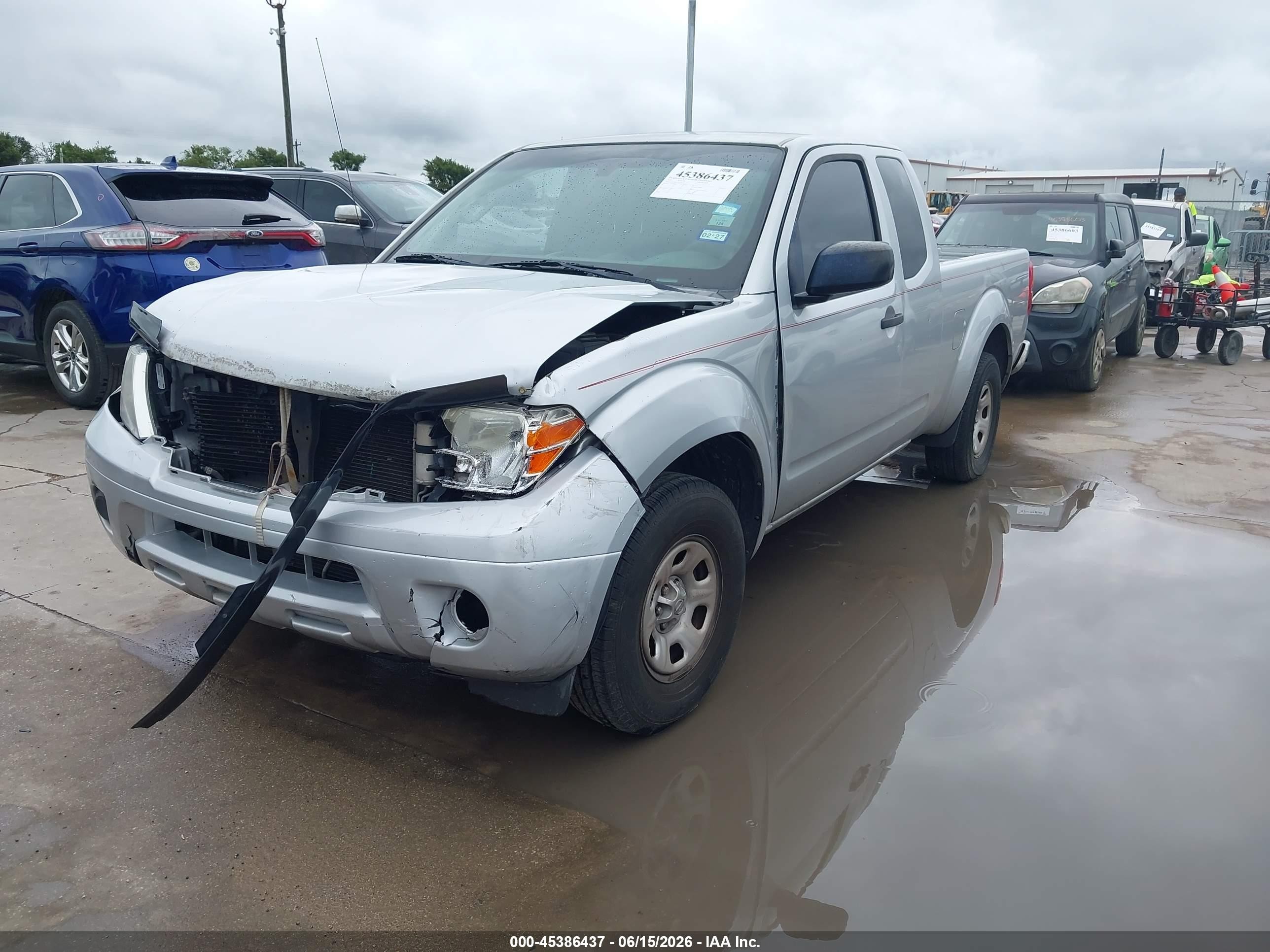 2015 Nissan Frontier S Silver vin: 1N6BD0CT2FN728219