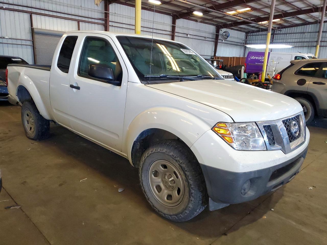 2015 Nissan Frontier S White vin: 1N6BD0CT2FN733341