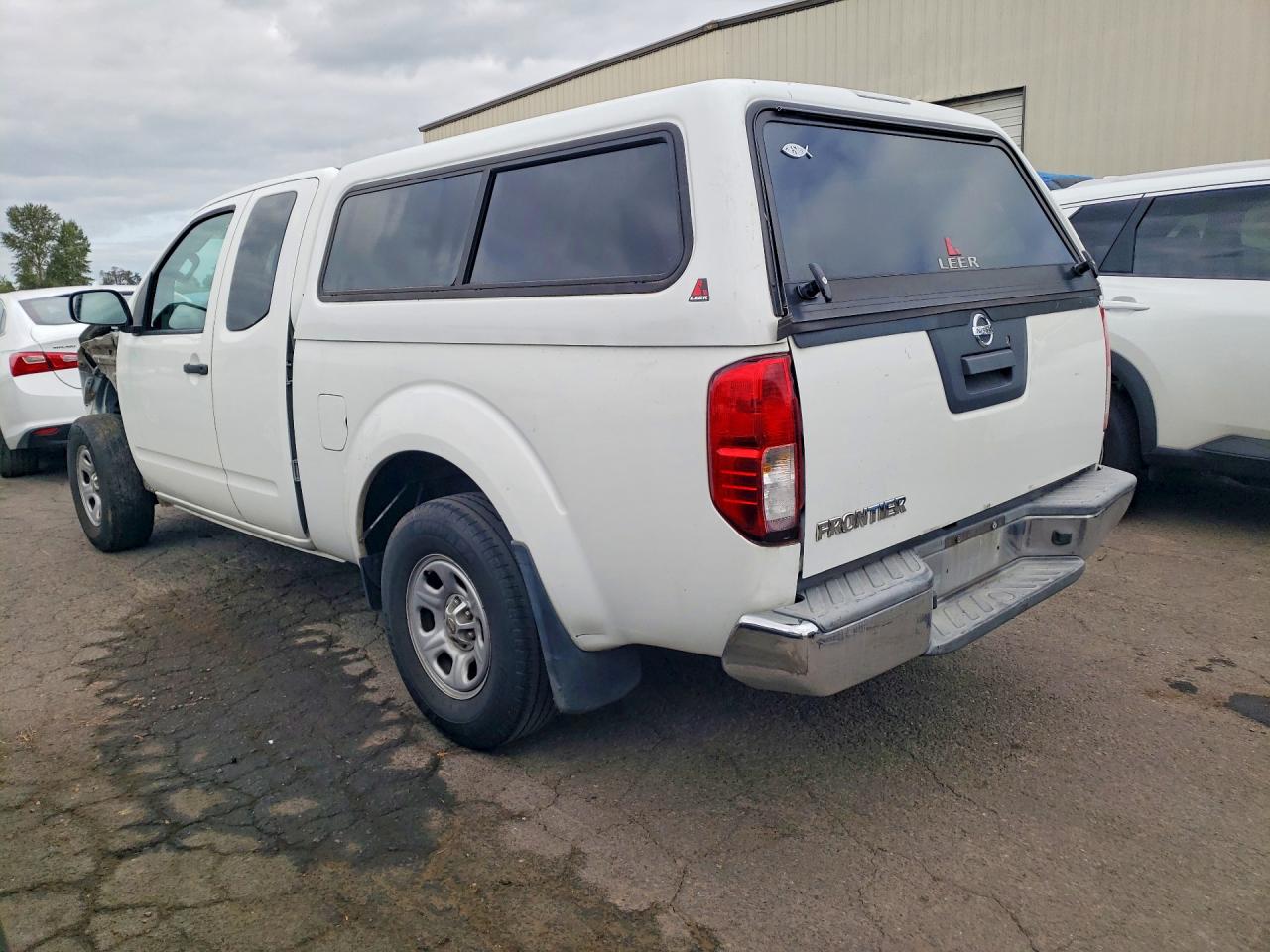 2015 Nissan Frontier S Белый vin: 1N6BD0CT2FN745702